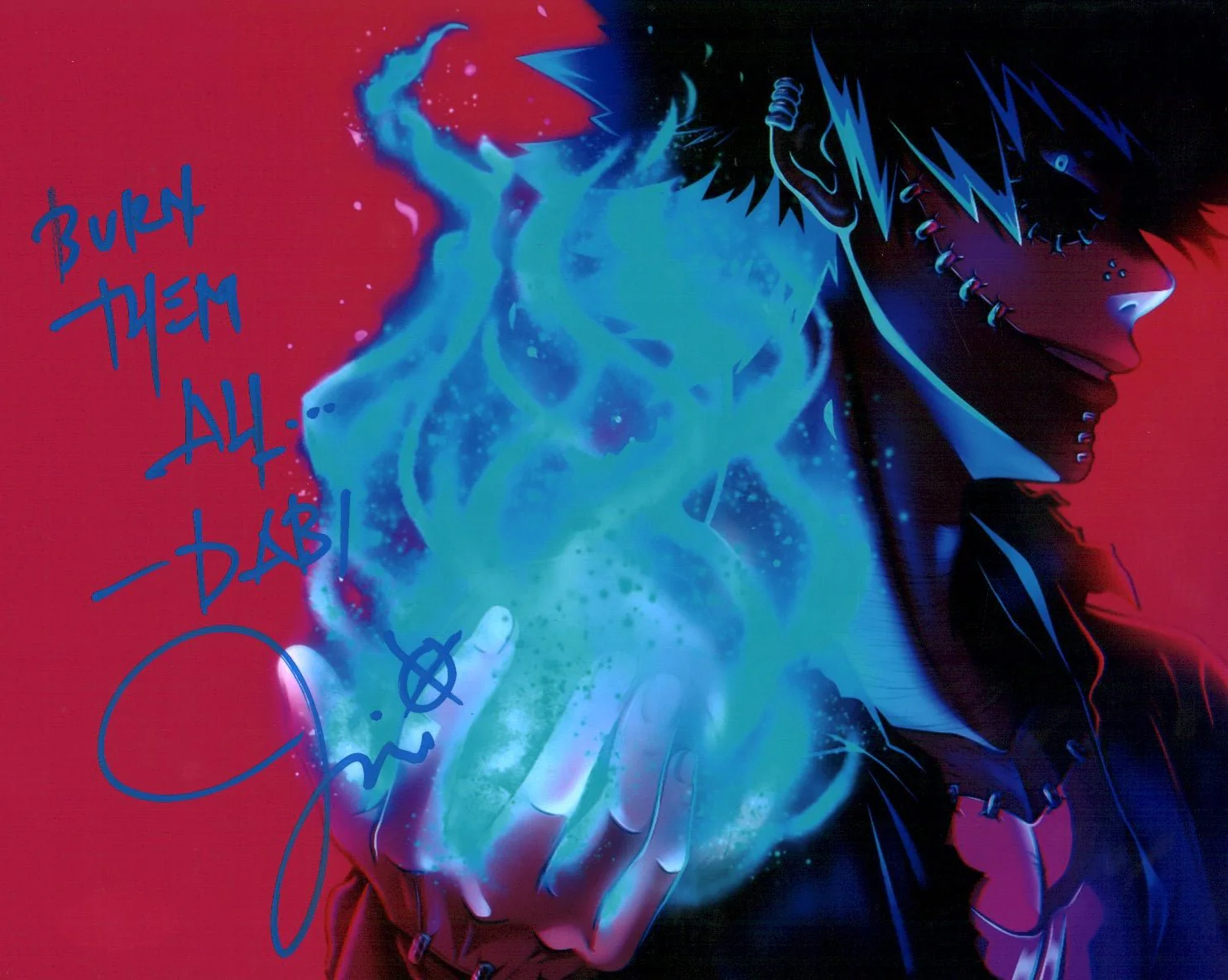 Jason Liebrecht My Hero Academia 8x10 Signed Photo JSA Certified Autograph - Image 4
