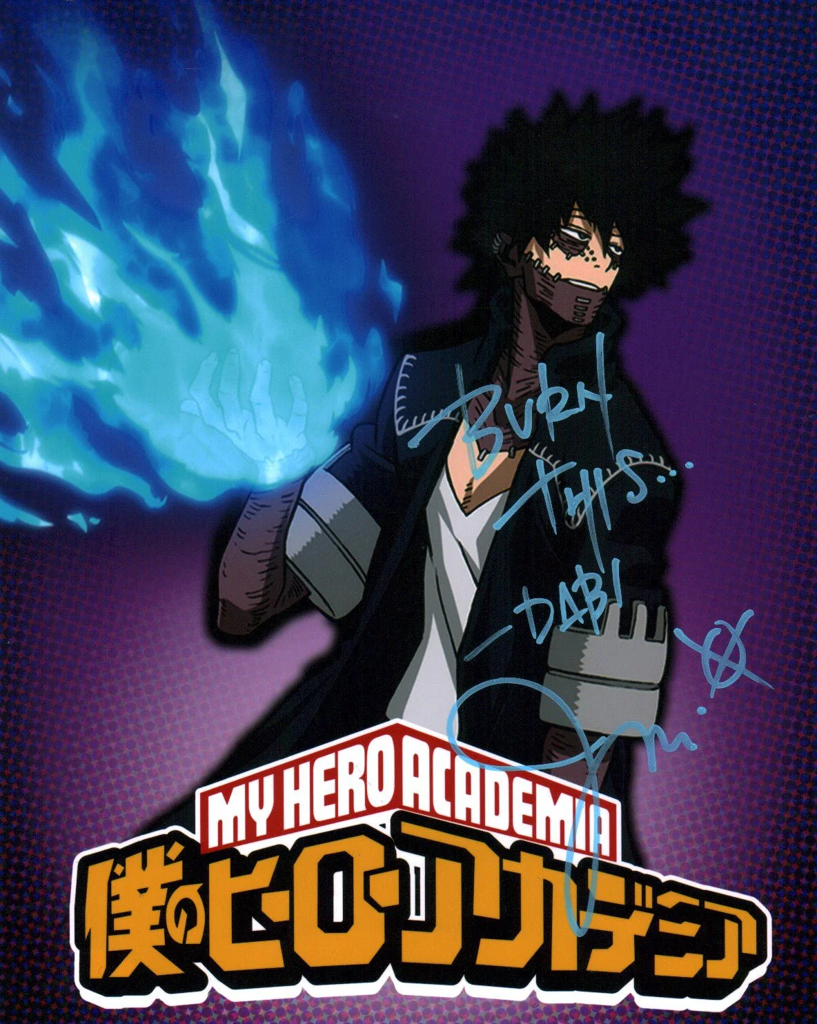 Jason Liebrecht My Hero Academia 8x10 Signed Photo JSA Certified Autograph - Image 5