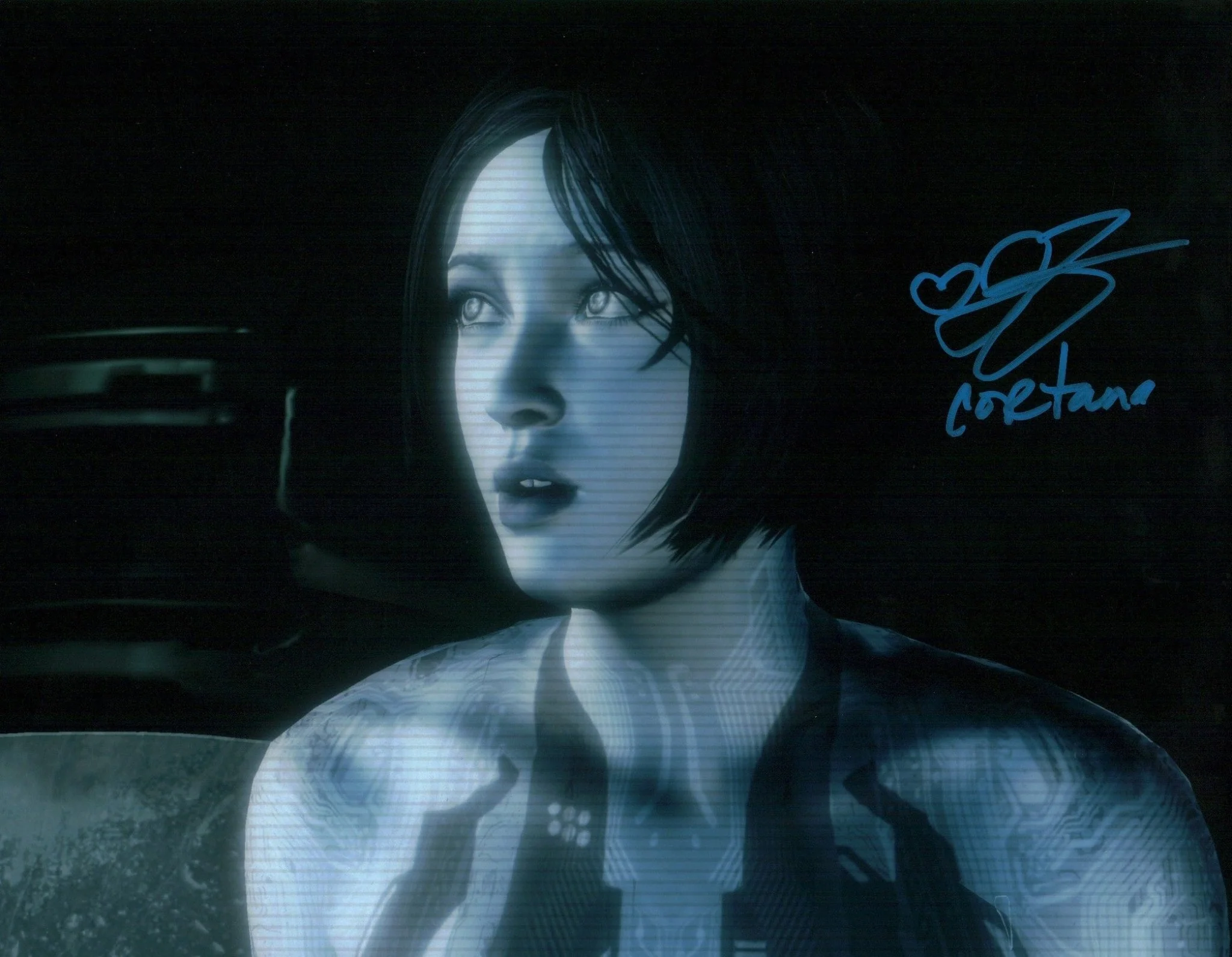 Jen Taylor Halo 11x14 Signed Photo Poster JSA Certified Autograph - Image 2