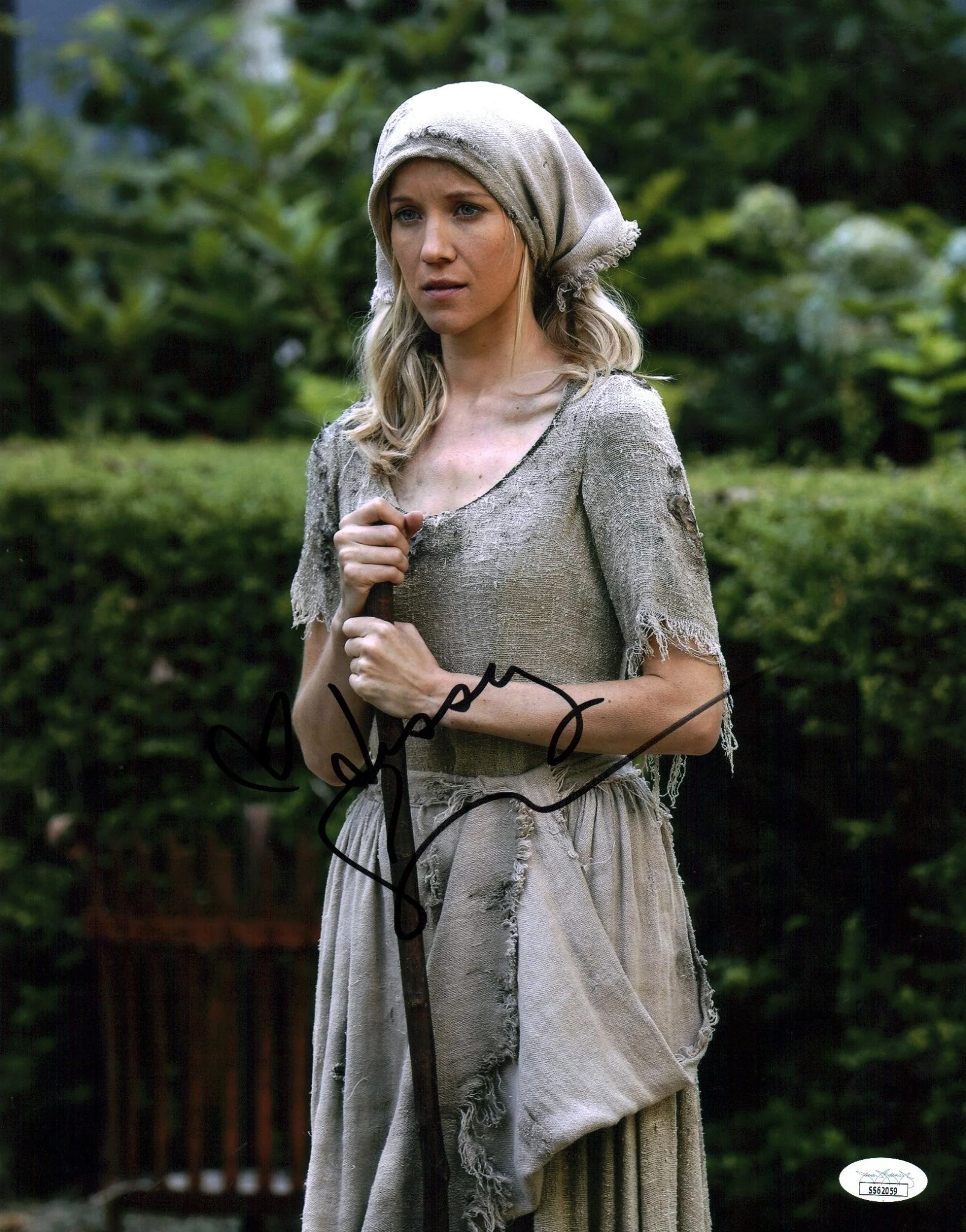 Jessy Schram Falling Skies  11x14 Signed Photo Poster JSA Certified Autograph - Image 2