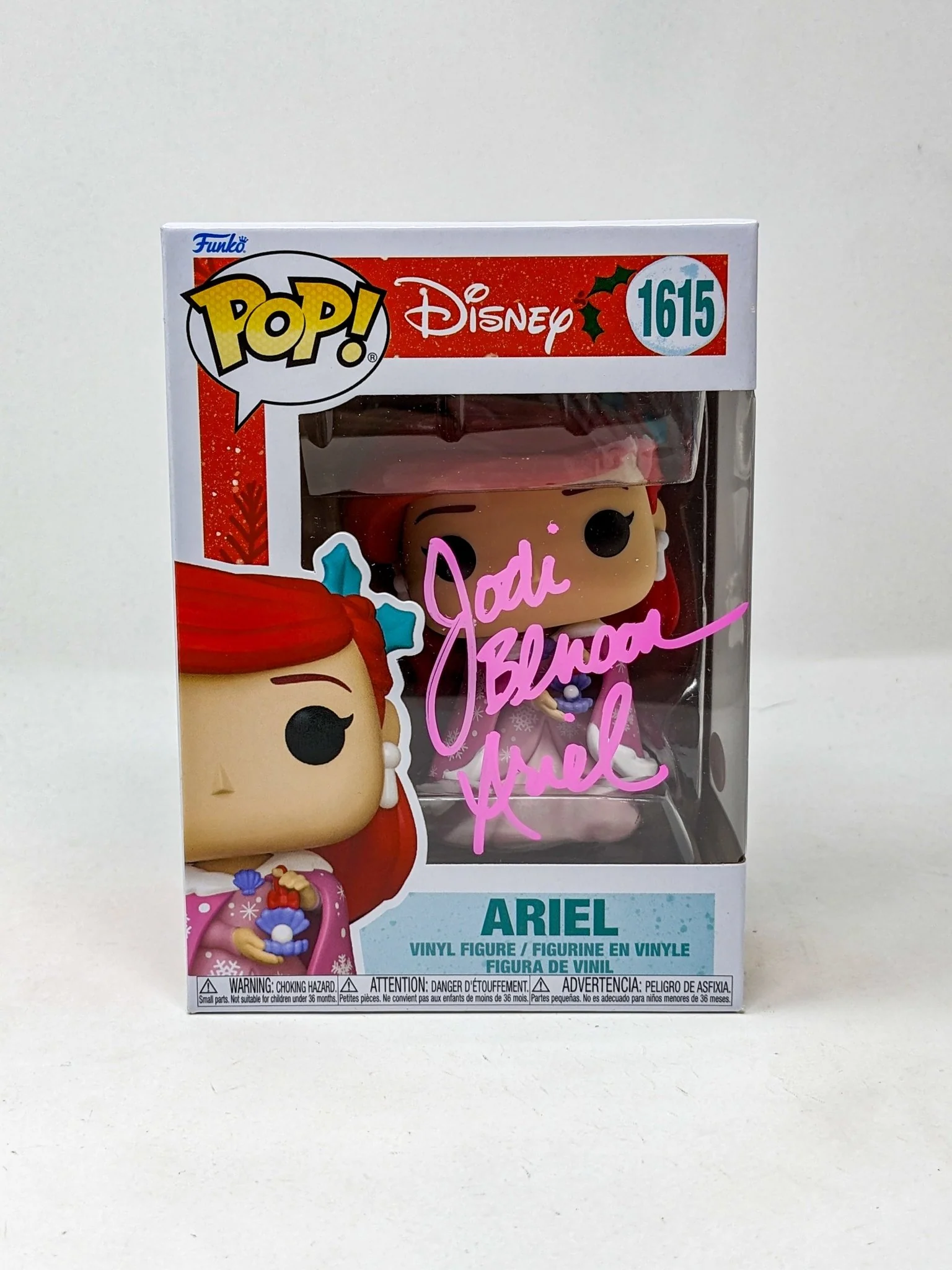 Jodi Benson Disney Little Mermaid Ariel #1615 Signed Funko Pop JSA Certified Autograph - Image 2