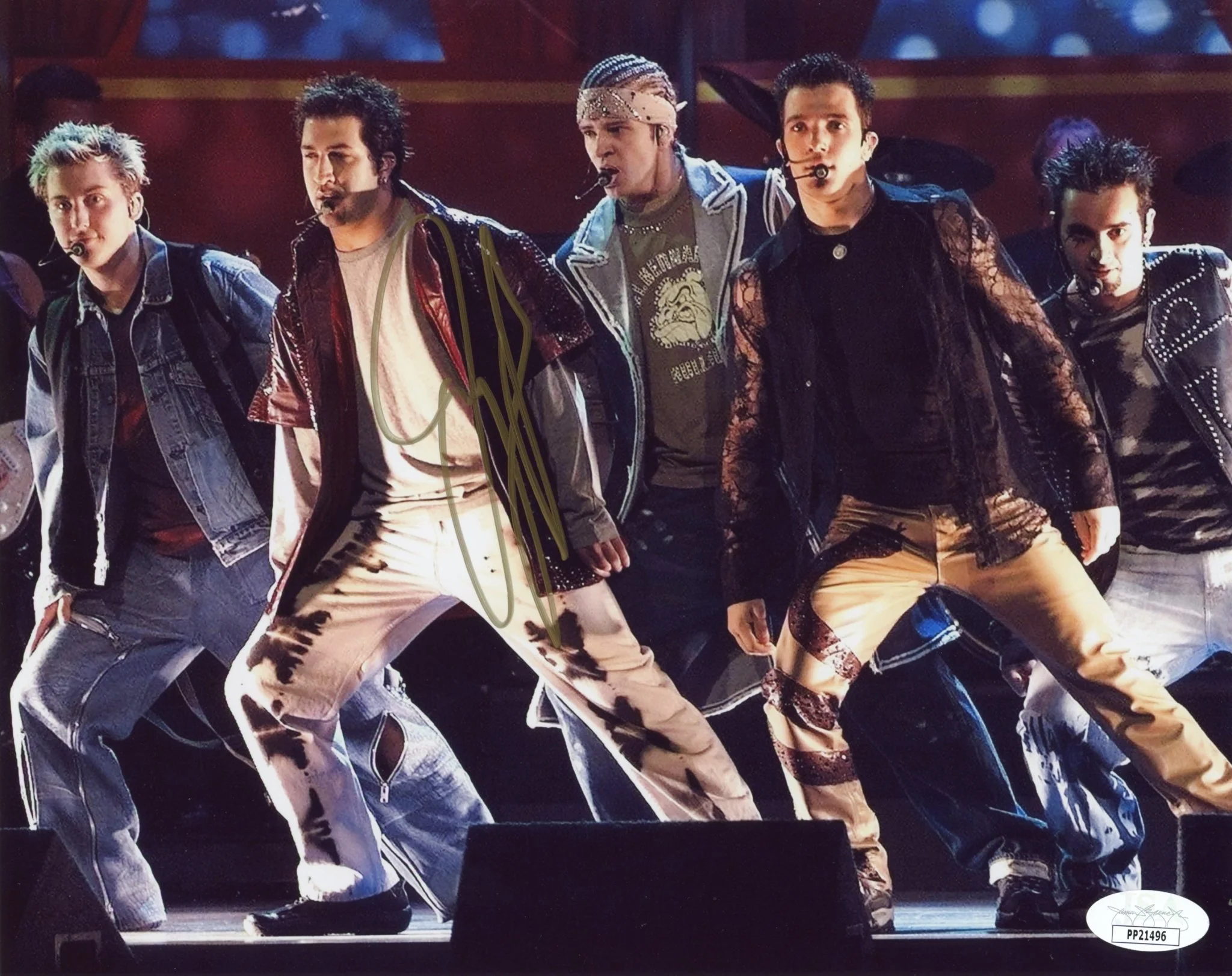 Joey Fatone NSYNC 8x10 Signed Photo JSA COA Certified Autograph