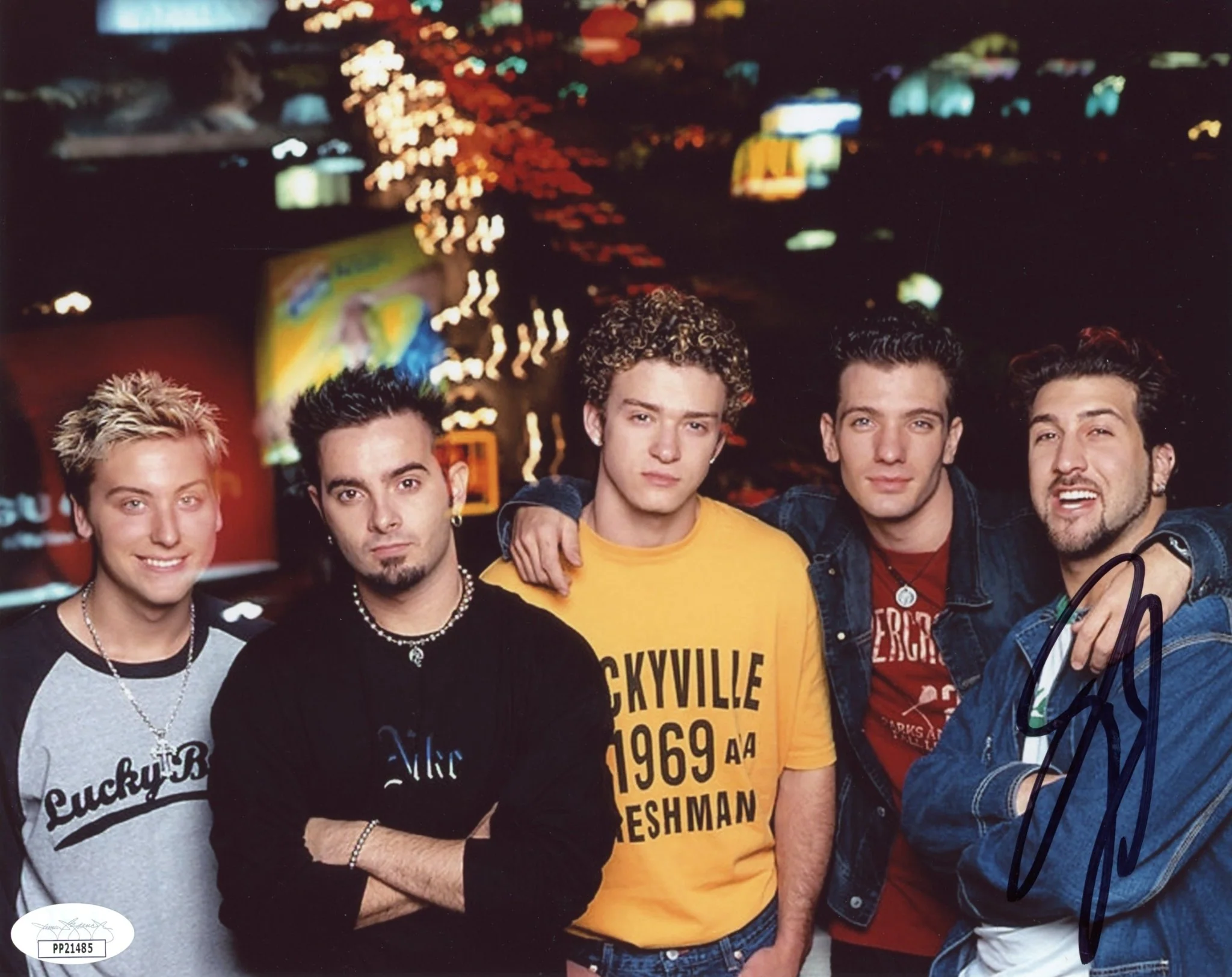 Joey Fatone NSYNC 8x10 Signed Photo JSA Certified Autograph