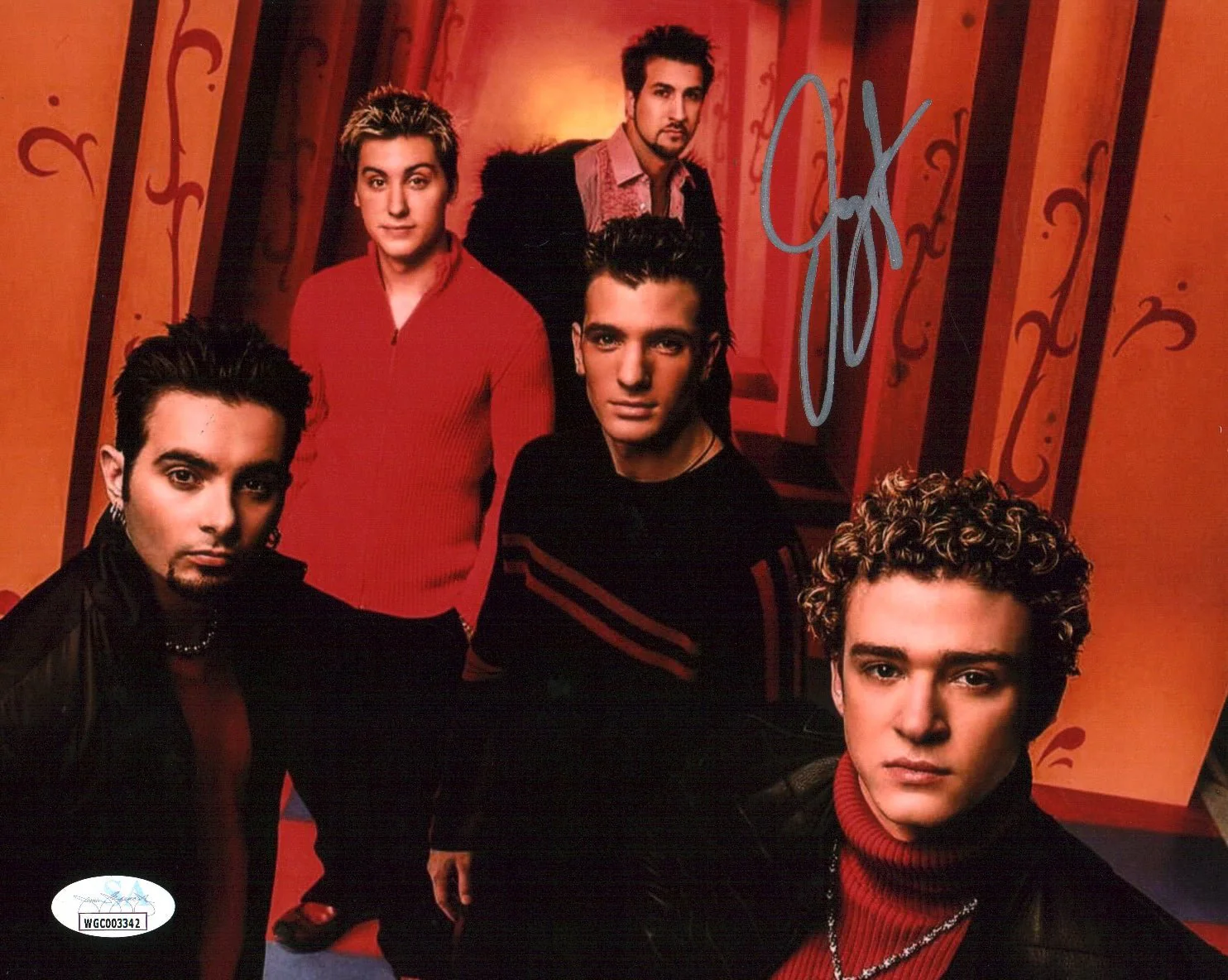 Joey Fatone NSYNC 8x10 Signed Photo JSA Certified Autograph