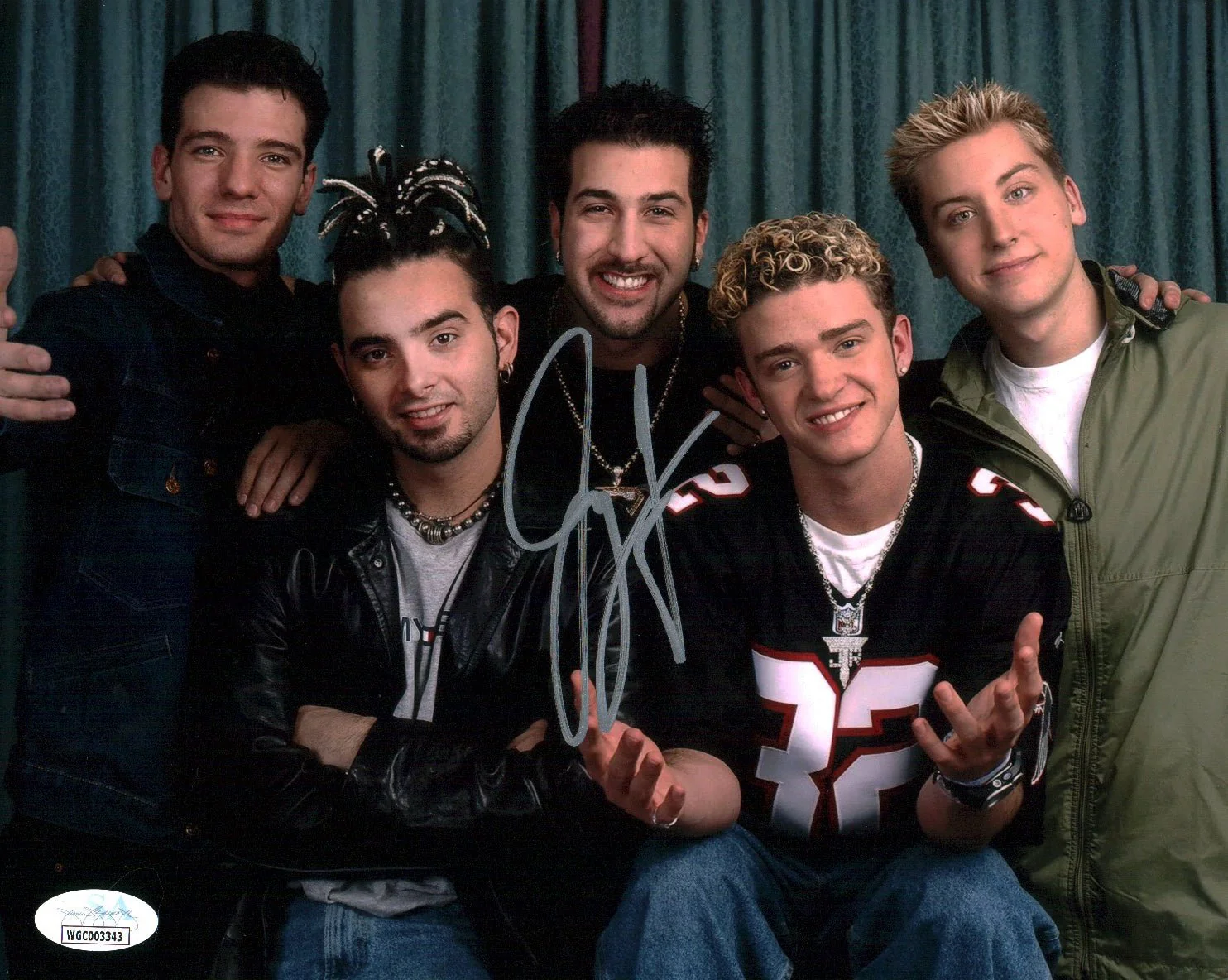 Joey Fatone NSYNC 8x10 Photo Signed JSA Certified Autograph