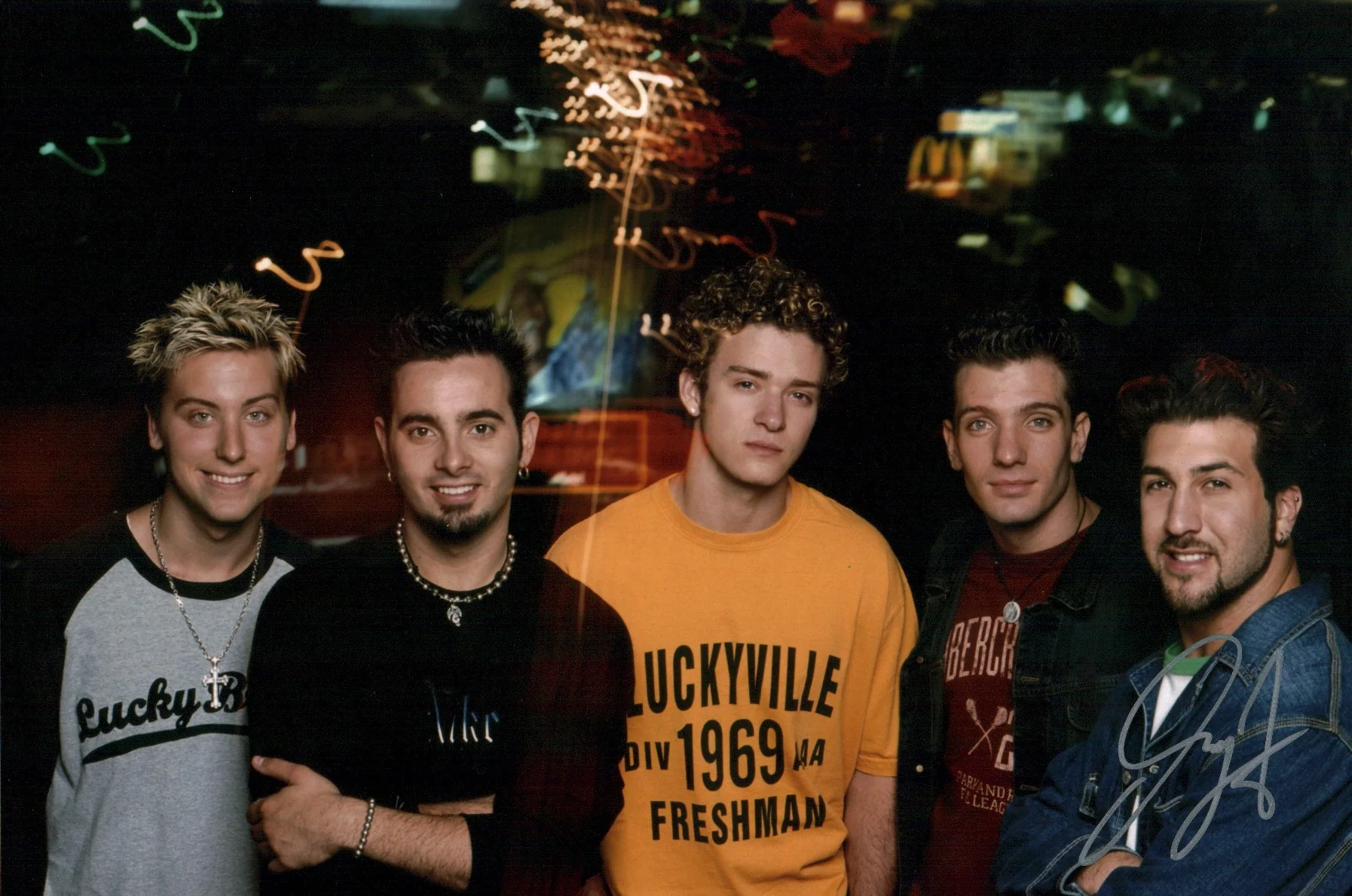 Joey Fatone NSYNC 8x12 Photo Signed Autograph JSA Certified Autograph