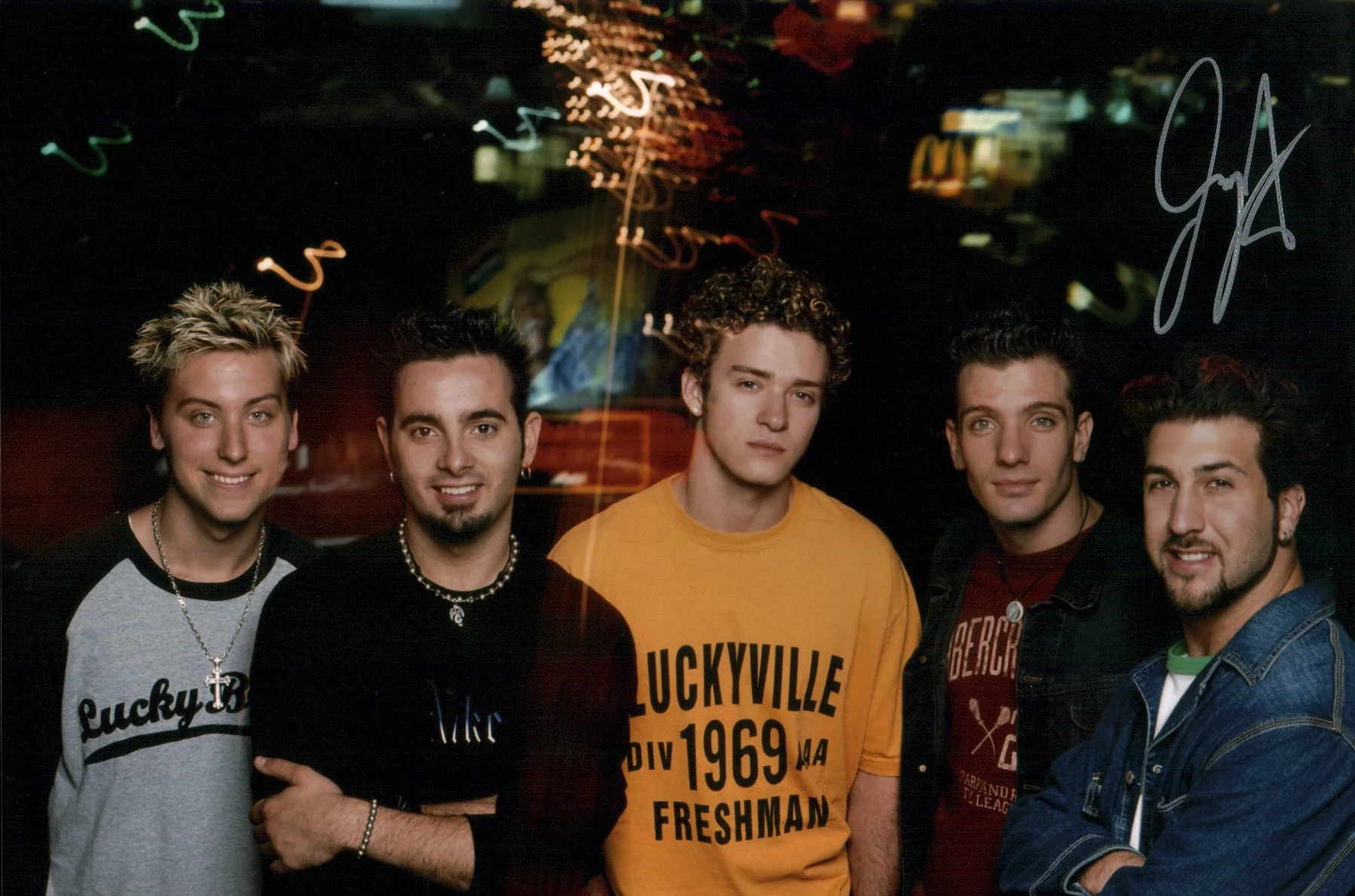 Joey Fatone NSYNC 8x12 Photo Signed Autograph JSA Certified Autograph - Image 2