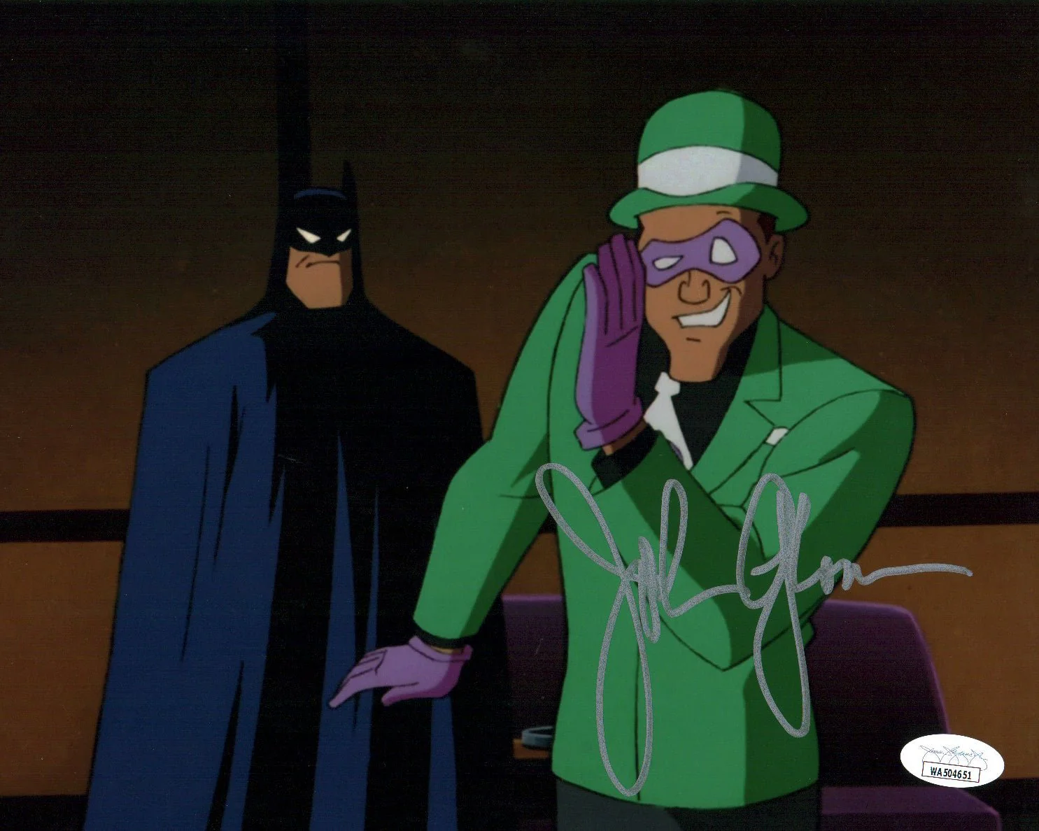 John Glover Batman 8x10 Signed Photo JSA Certified Autograph - Image 3