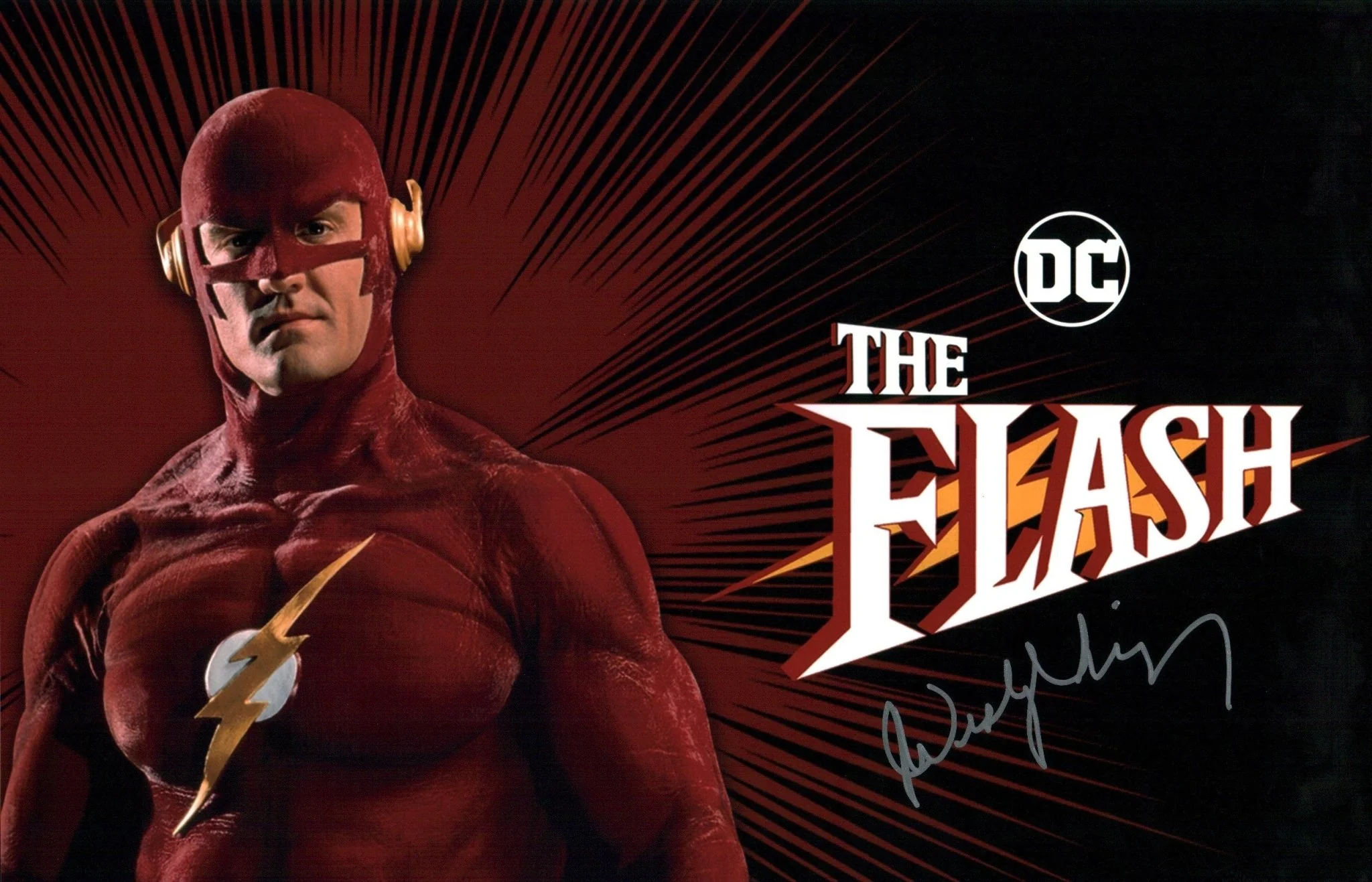 John Wesley Shipp The Flash 11x17 Photo Poster Signed JSA Certified Autograph - Image 3