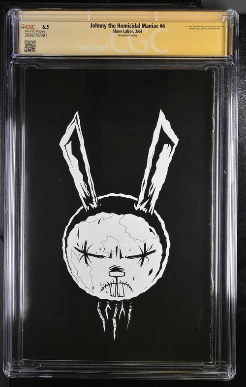 Johnny the Homicidal Maniac #6 Slave Labor CGC Signature Series 6.5 Signed Jhonen Vasquez - Image 3