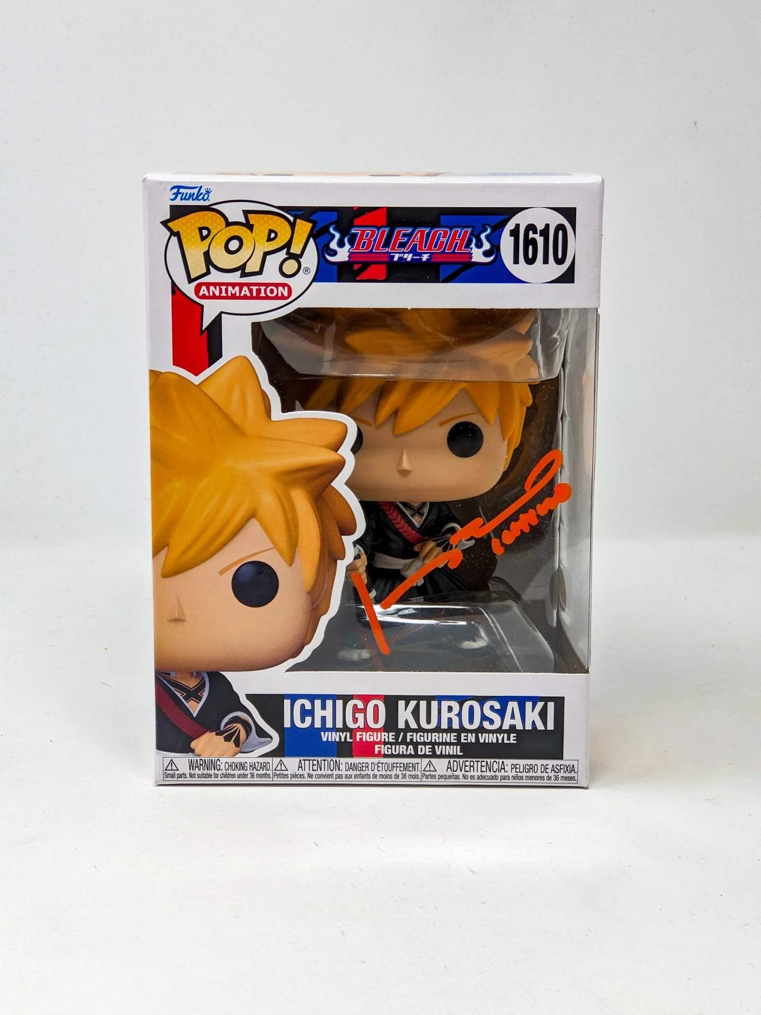 Johnny Yong Bosch Bleach Ichigo #1610 Signed Funko POP! JSA Certified Autograph - Image 2