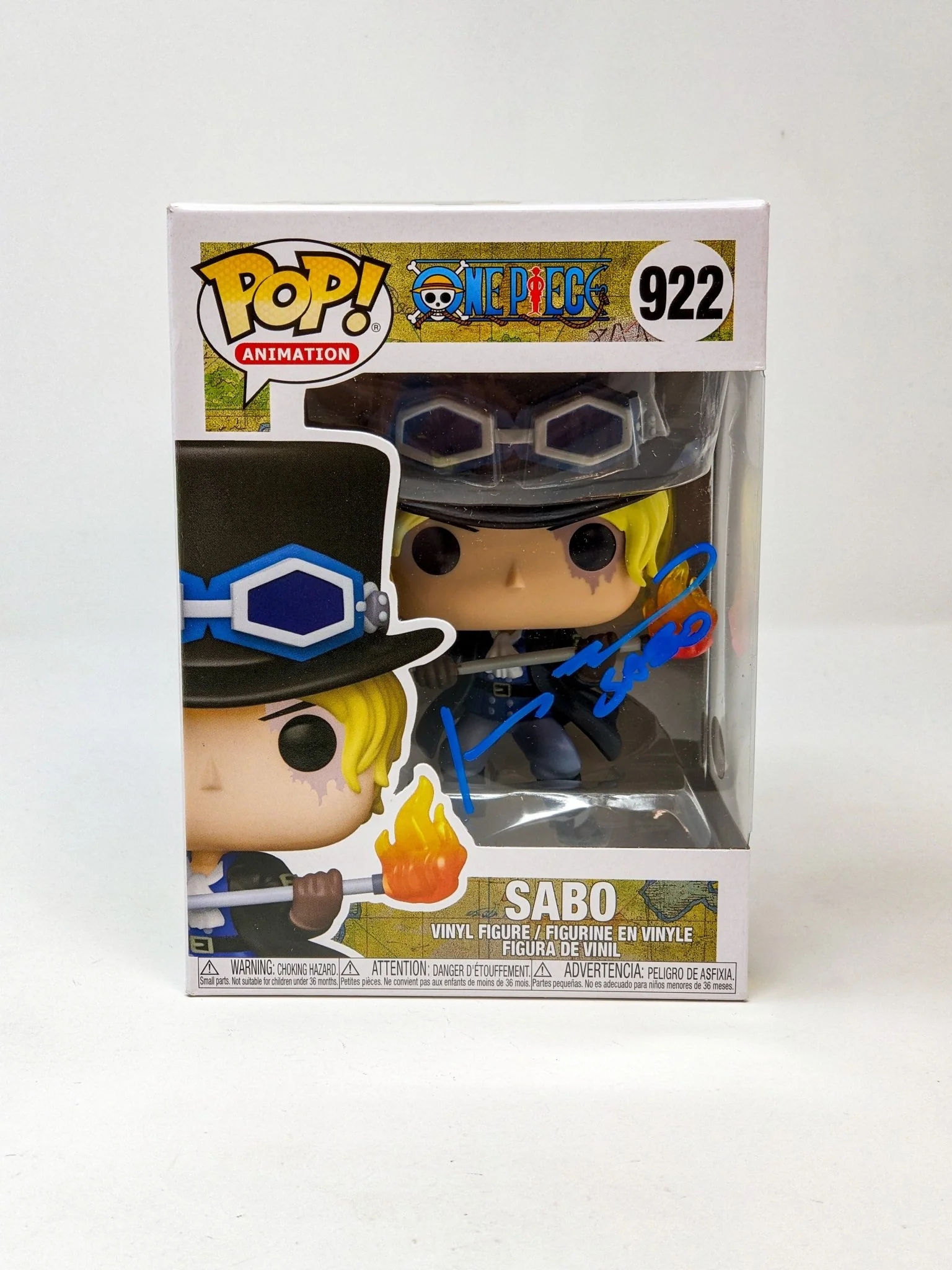 Johnny Yong Bosch One Piece Sabo #922 Signed Funko POP JSA Certified Autograph - Image 4