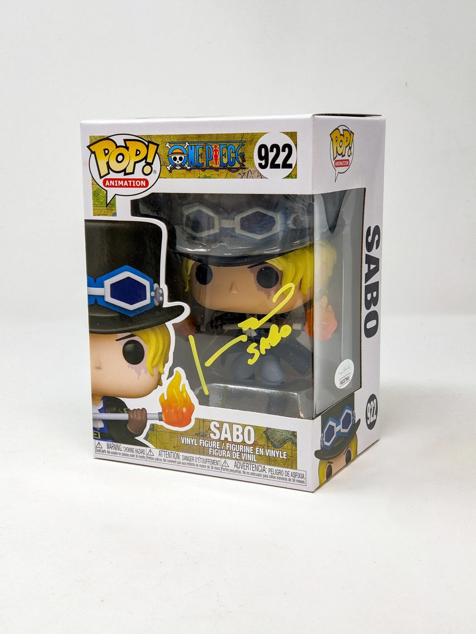 Johnny Yong Bosch One Piece Sabo #922 Signed Funko POP JSA Certified Autograph - Image 5