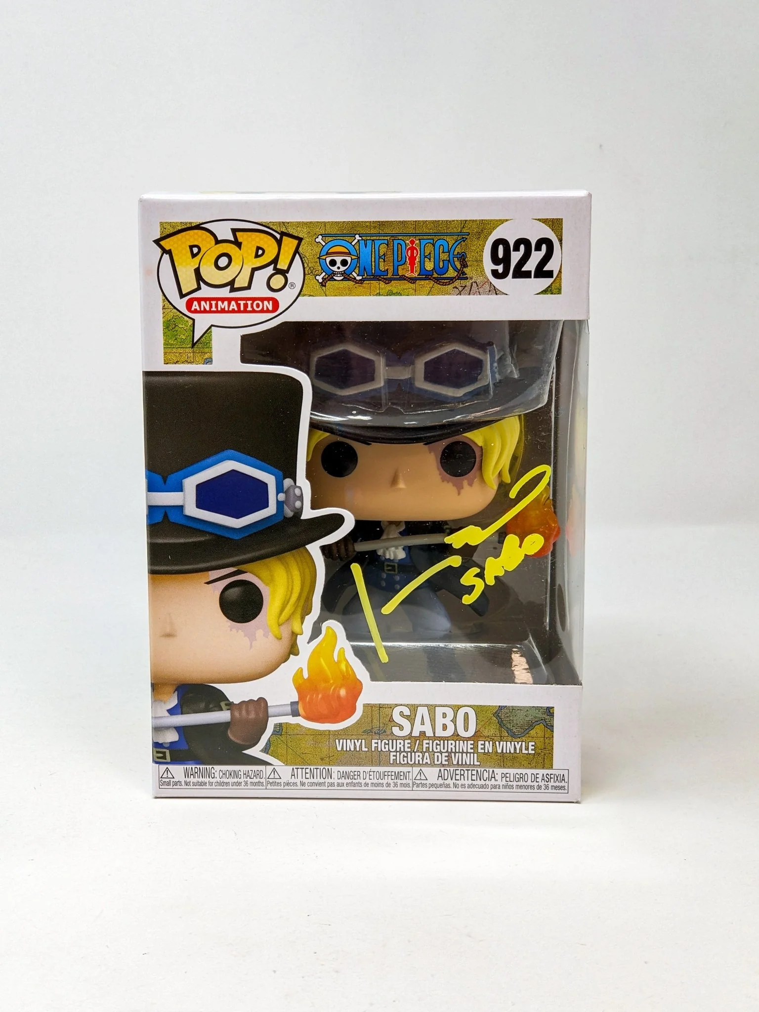 Johnny Yong Bosch One Piece Sabo #922 Signed Funko POP JSA Certified Autograph - Image 6
