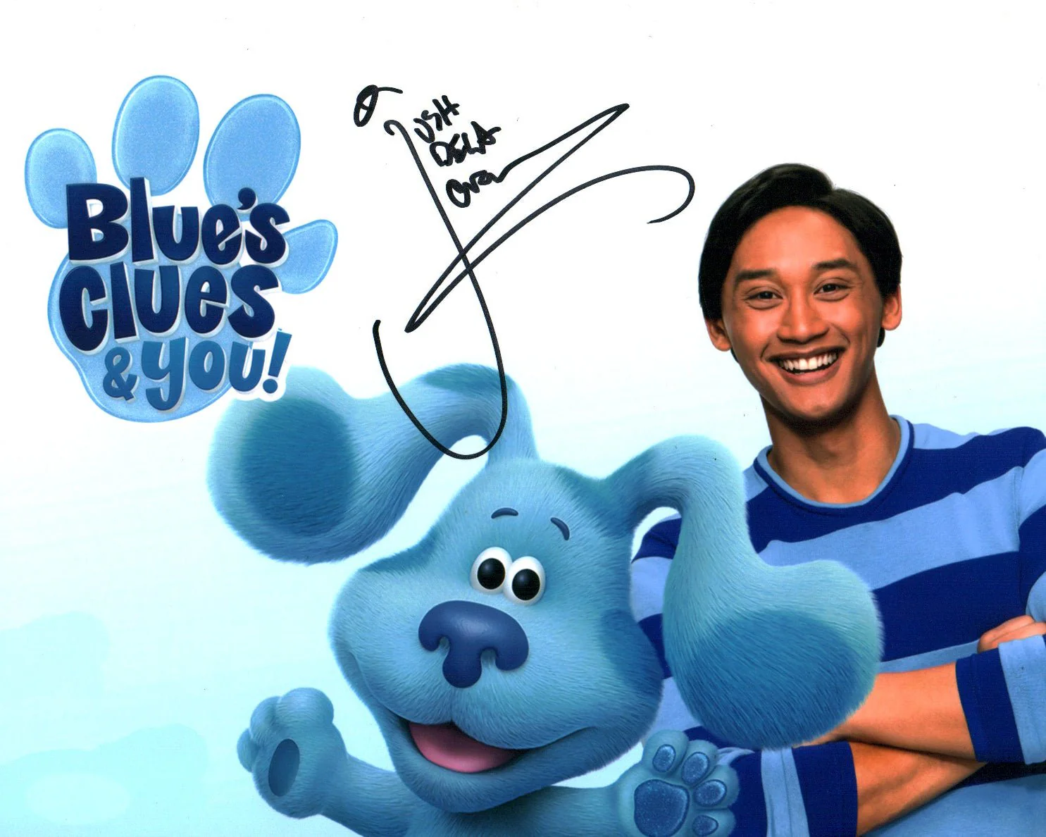 Josh Dela Cruz Blue's Clues and You 8x10 Photo Signed JSA Certified Autograph - Image 2