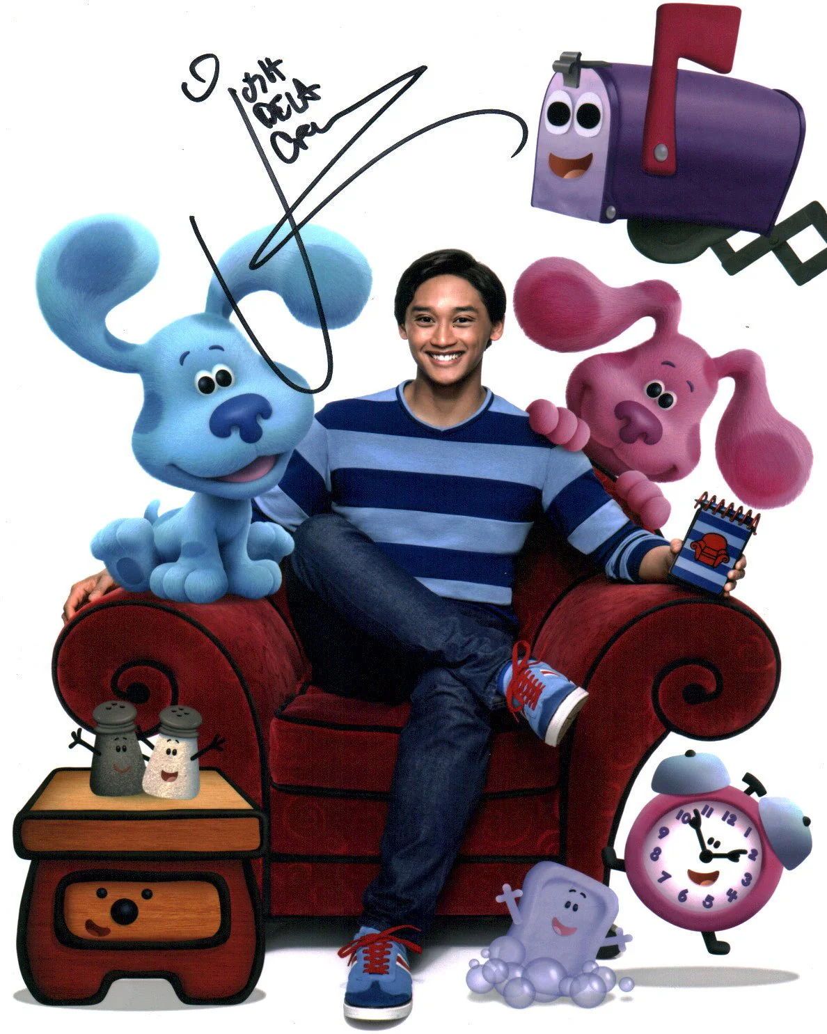 Josh Dela Cruz Blue's Clues and You 8x10 Photo Signed JSA Certified Autograph - Image 2