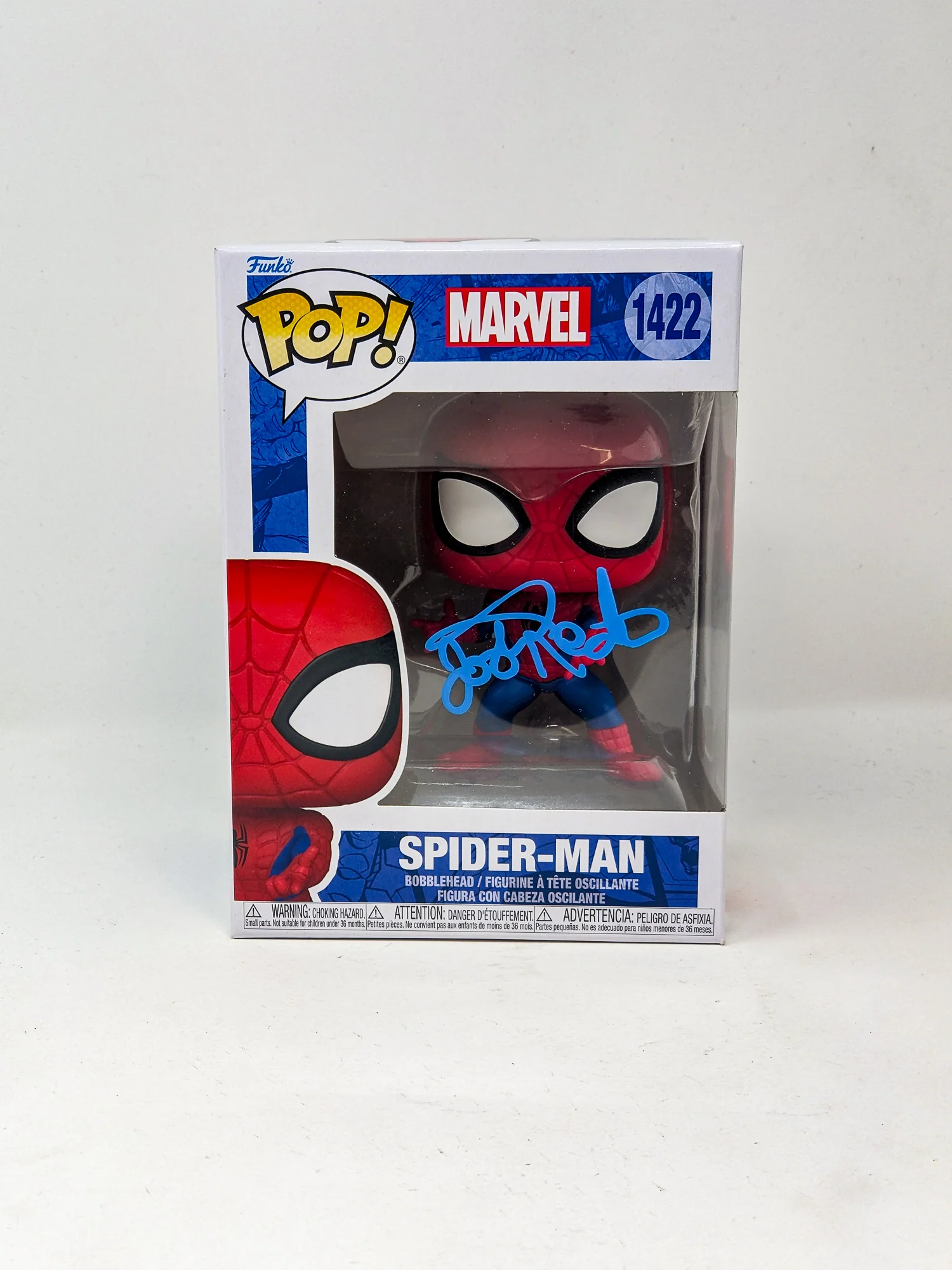 Josh Keaton Marvel Spider-Man #1422 Signed Funko Pop JSA Certified Autograph - Image 3