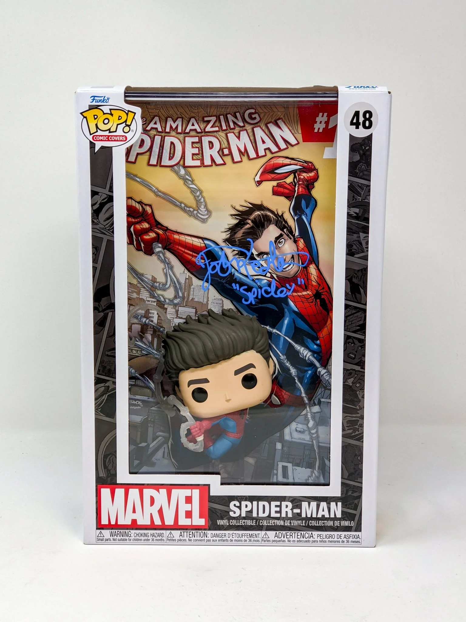 Josh Keaton Marvel SPIDER-MAN Signed Funko Pop Comic Cover JSA Certified Autograph - Image 2