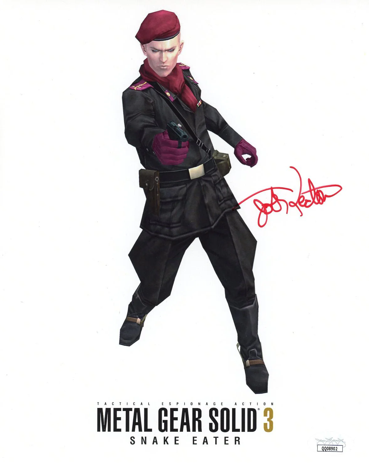 Josh Keaton Metal Gear Solid 3 8x10 Signed Photo JSA Certified Autograph - Image 2