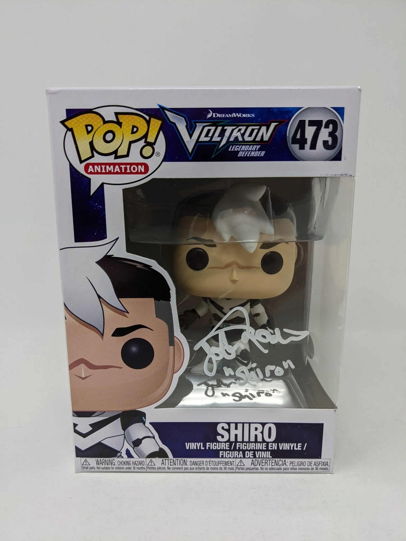 Josh Keaton Voltron Shiro #473 Signed Funko Pop JSA Certified Autograph - Image 2