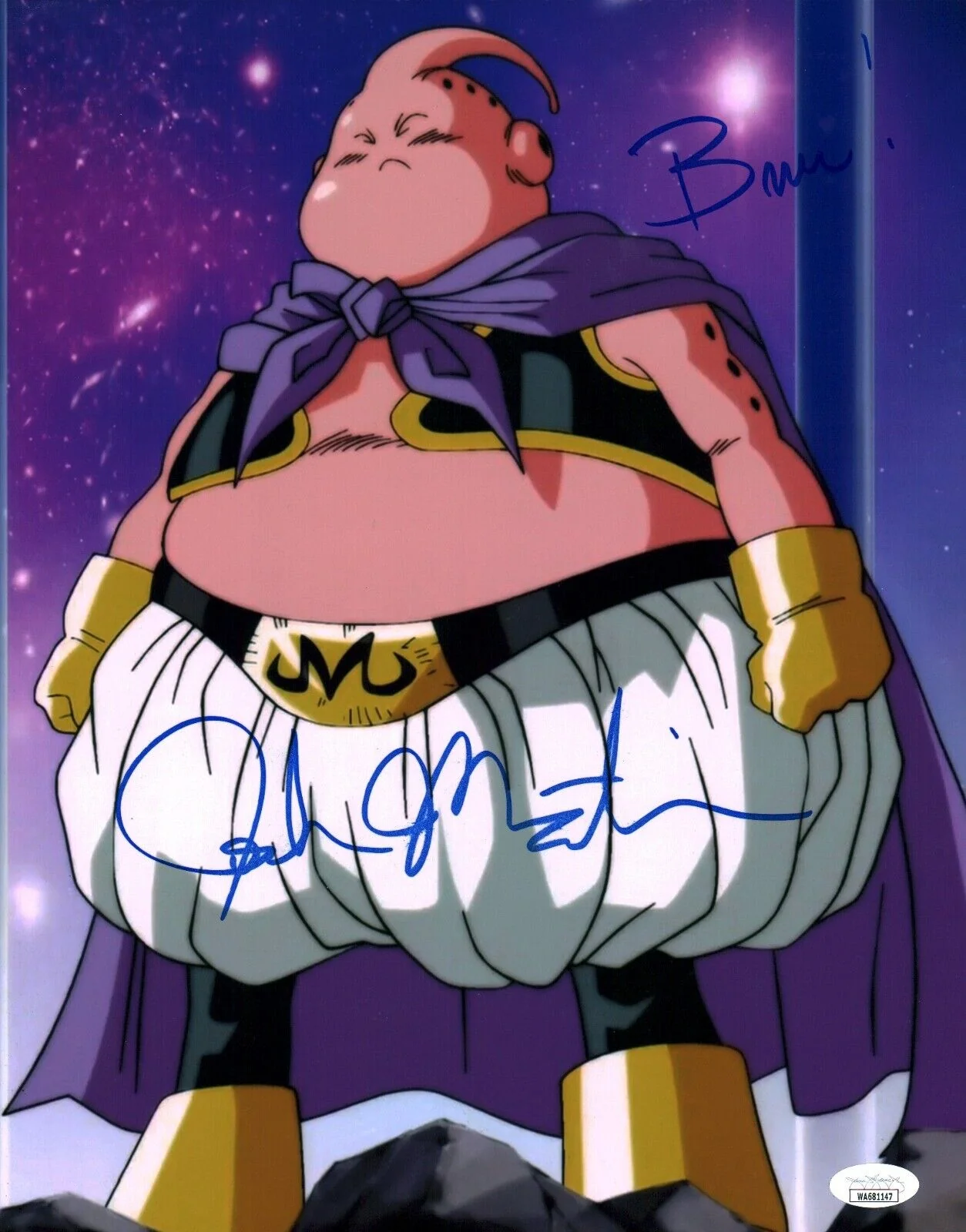 Josh Martin Dragon Ball Z 11X14 Signed Photo Poster JSA Certified Autograph