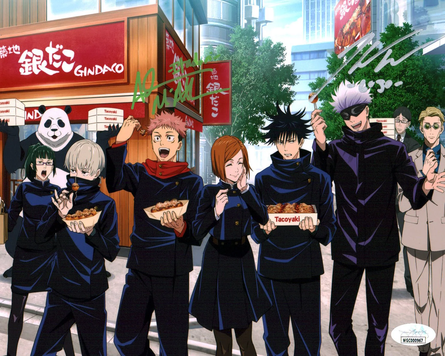 Jujutsu Kaisen 8x10 Photo Cast x2 Signed McArthur Tang JSA Certified Autograph - Image 3