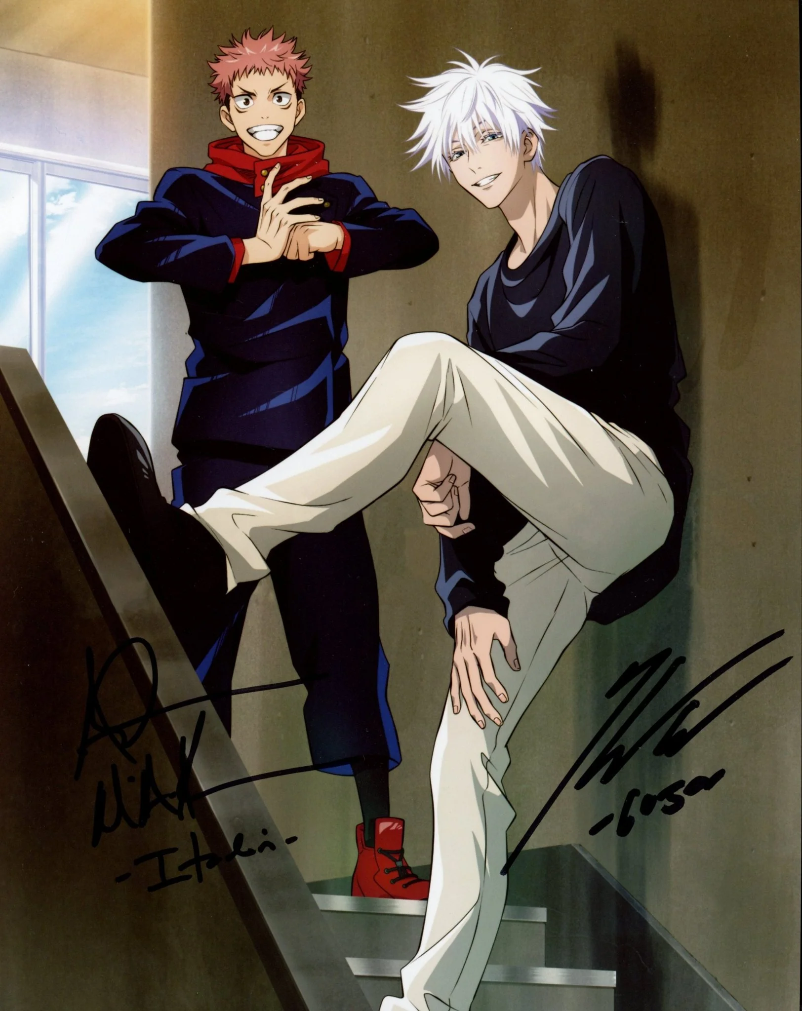 Jujutsu Kaisen 8x10 Photo Cast x2 Signed McArthur, Tang JSA Certified Autograph - Image 3