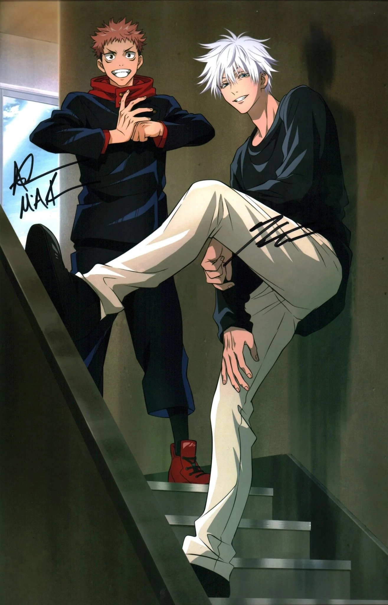 Jujutsu Kaisen 8x10 Photo Cast x2 Signed McArthur, Tang JSA Certified Autograph - Image 4