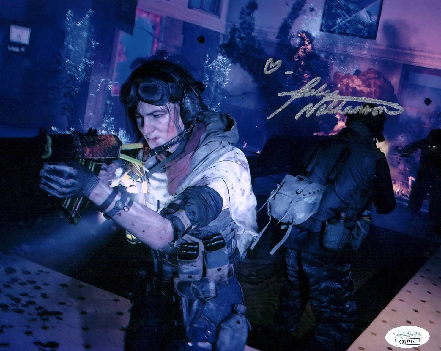 Julie Nathanson Call of Duty: Black Ops 8x10 Signed Photo JSA Certified Autograph - Image 2
