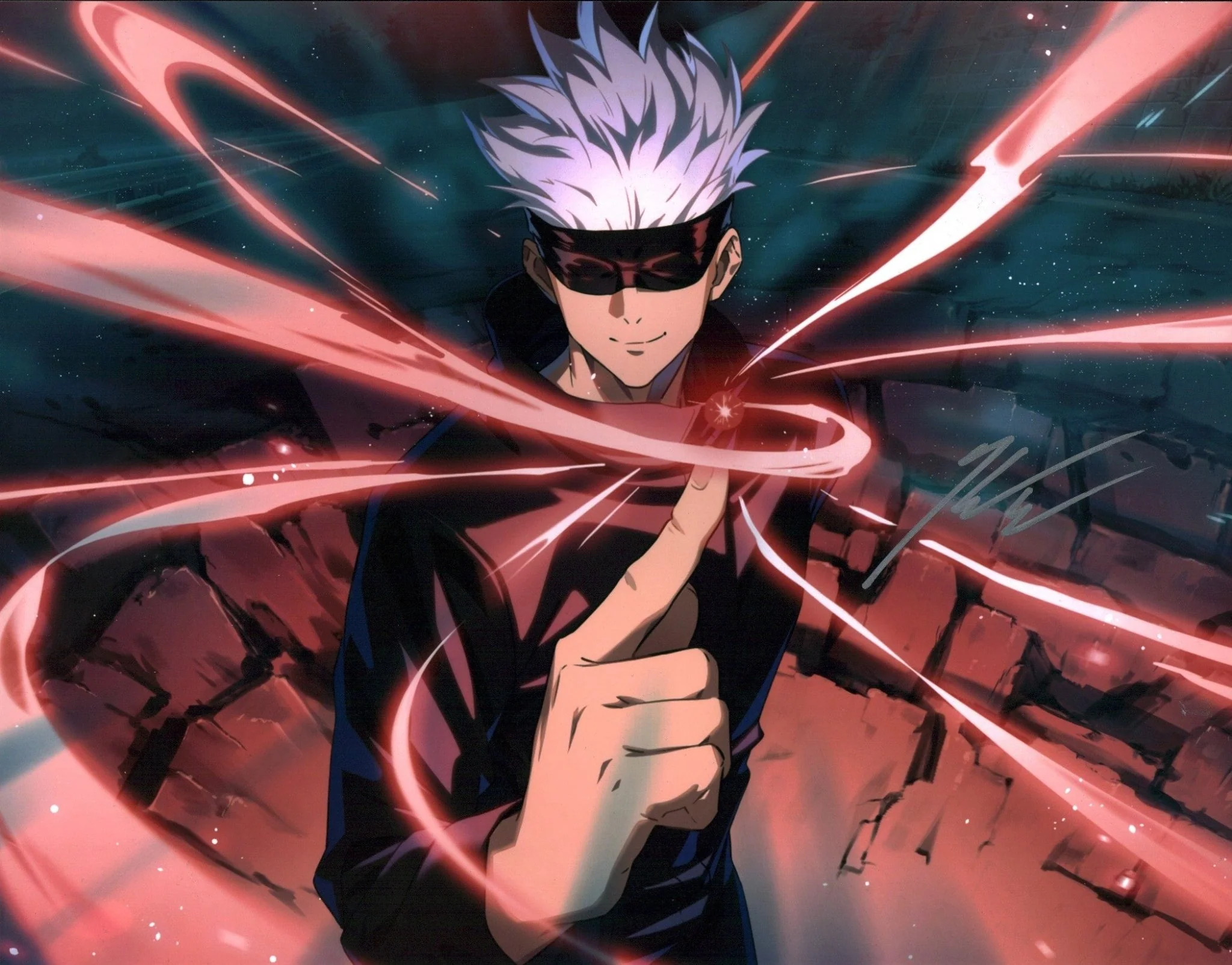 Kaiji Tang Jujutsu Kaisen 11x14 Signed Photo Poster Certified Autograph - Image 3