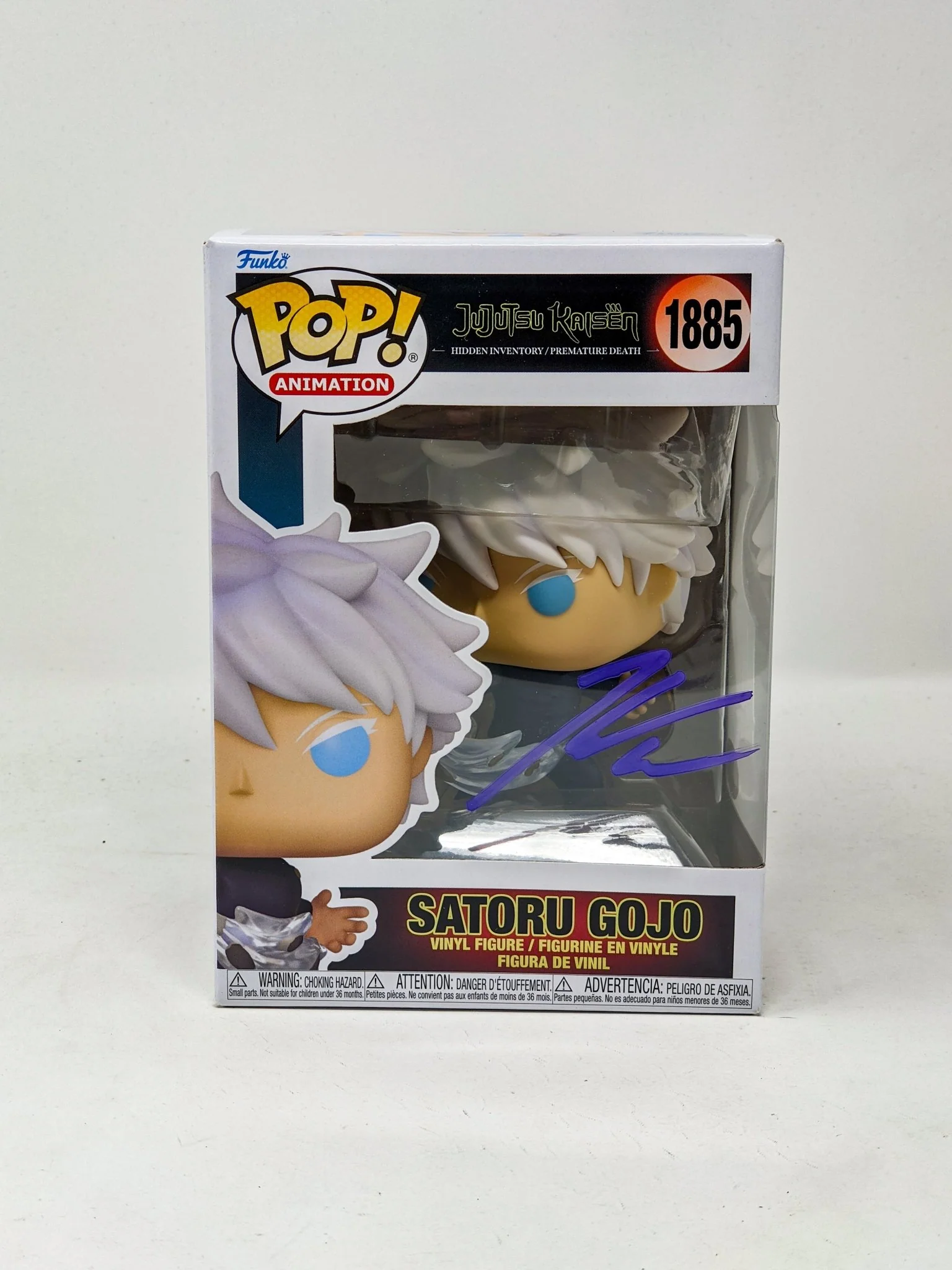 Kaiji Tang Jujutsu Kaisen Satoru Gojo #1885 Signed Funko Pop JSA Certified Autograph - Image 2