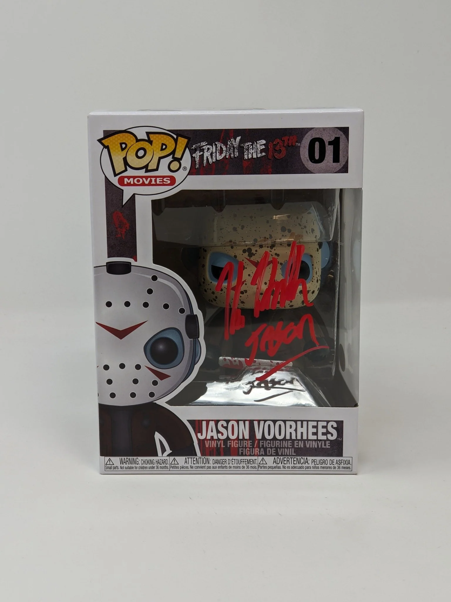 Kane Hodder Jason Voorhees #01 Signed Funko Pop JSA Certified Autograph - Image 2