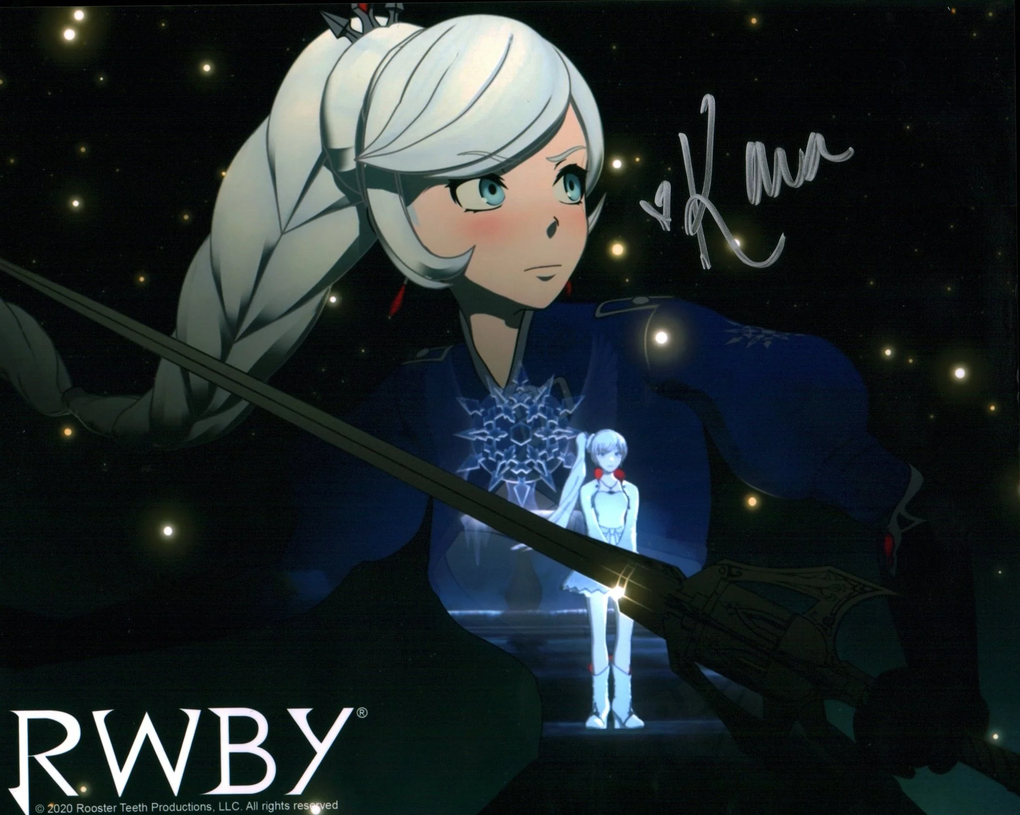 Kara Eberle RWBY 11x14 Signed Photo Poster JSA Certified Autograph - Image 3