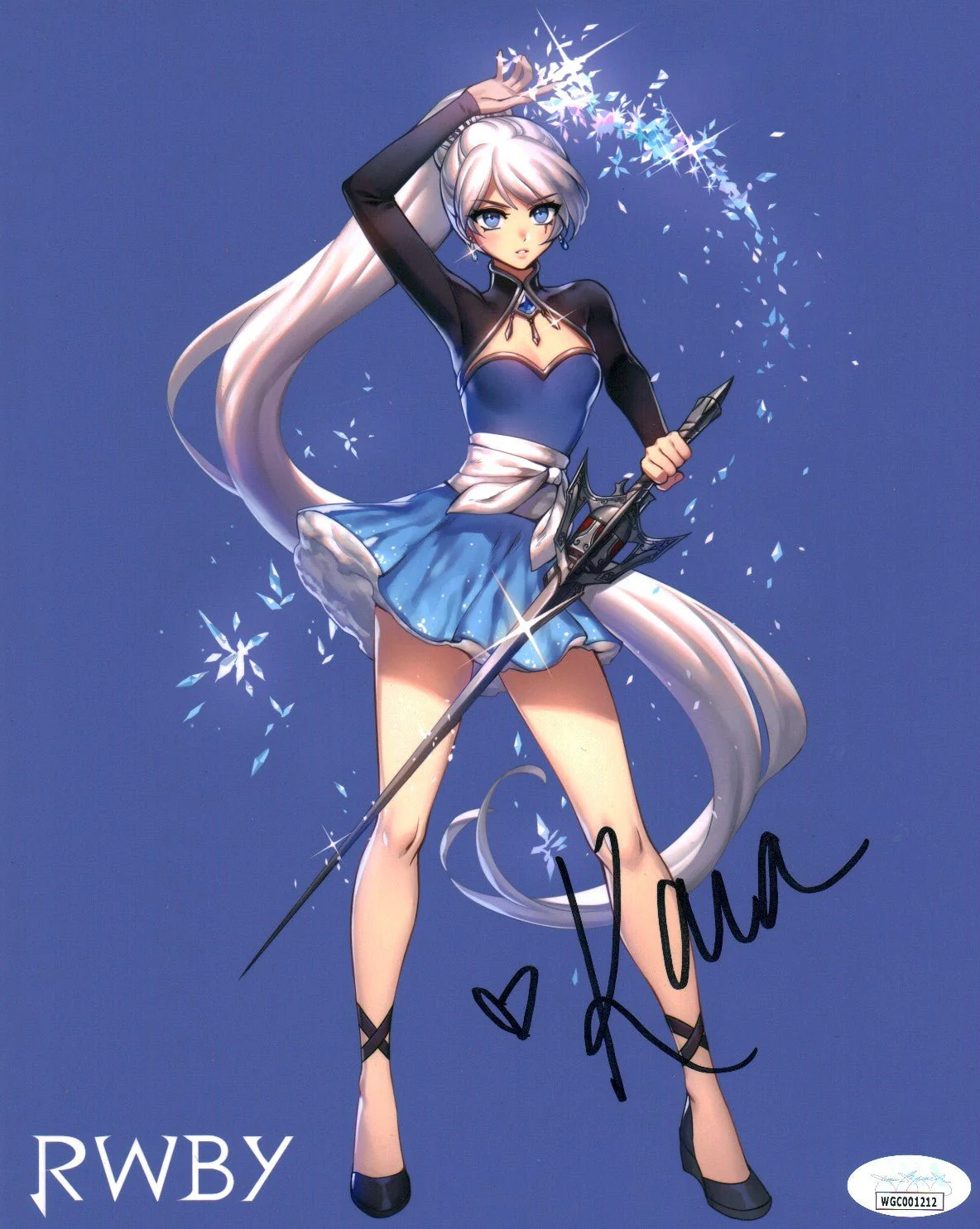 Kara Eberle RWBY 8x10 Photo Signed Photo JSA Certified Autograph