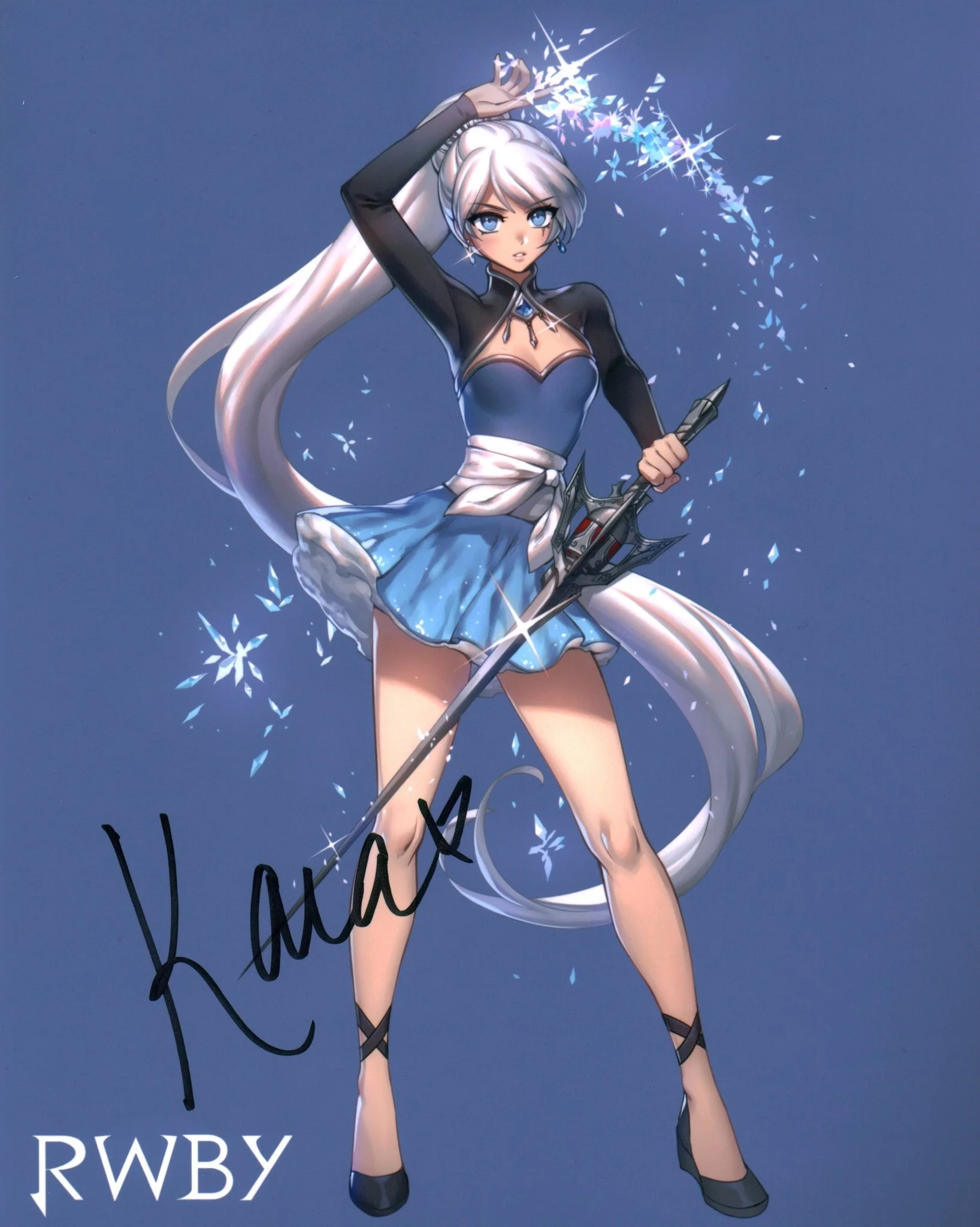 Kara Eberle RWBY 8x10 Photo Signed Photo JSA Certified Autograph - Image 2