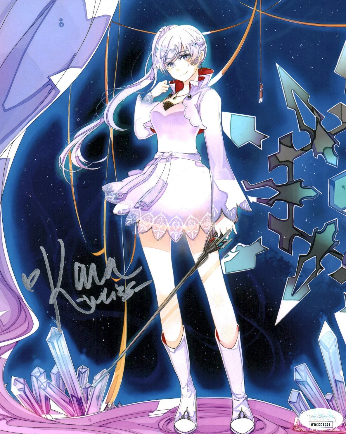 Kara Eberle RWBY 8x10 Photo Signed Photo JSA Certified Autograph - Image 2
