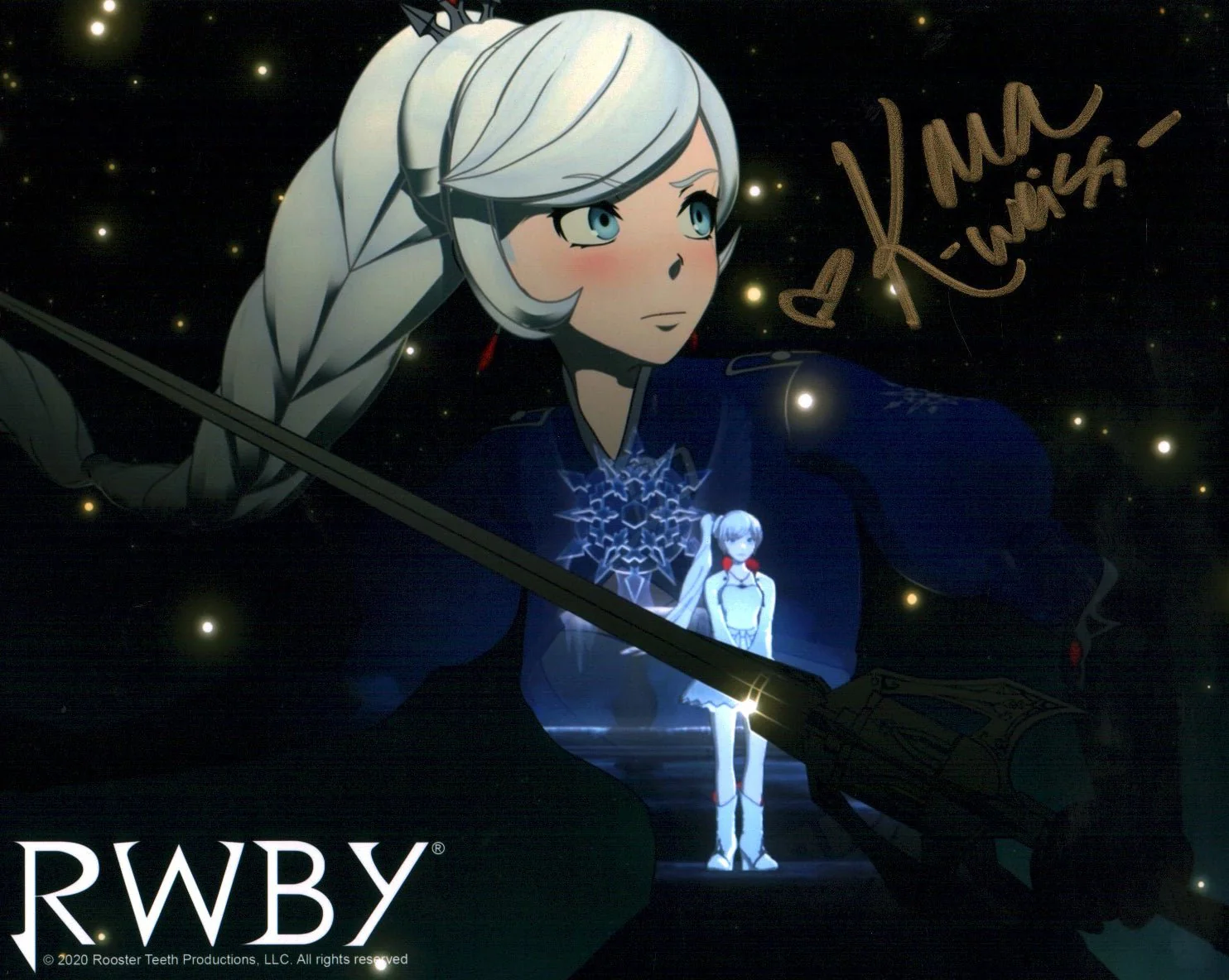 Kara Eberle RWBY 8x10 Signed Photo JSA Certified Autograph - Image 2