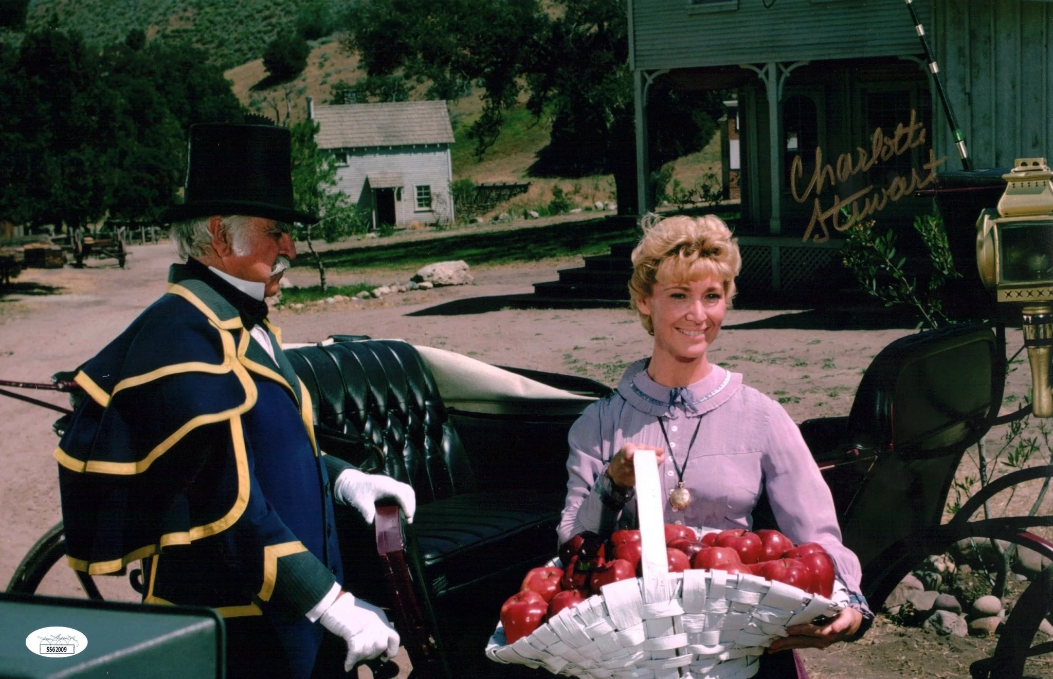 Charlotte Stewart Little House on the Prairie 11x17  Signed Poster JSA Certified Autograph - Image 2