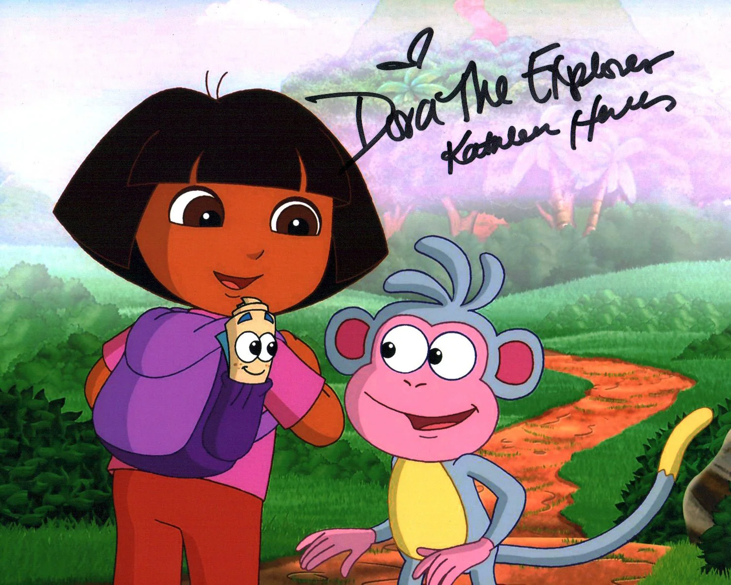 Kathleen Herles Dora The Explorer 8x10 Signed Photo JSA Certified Autograph