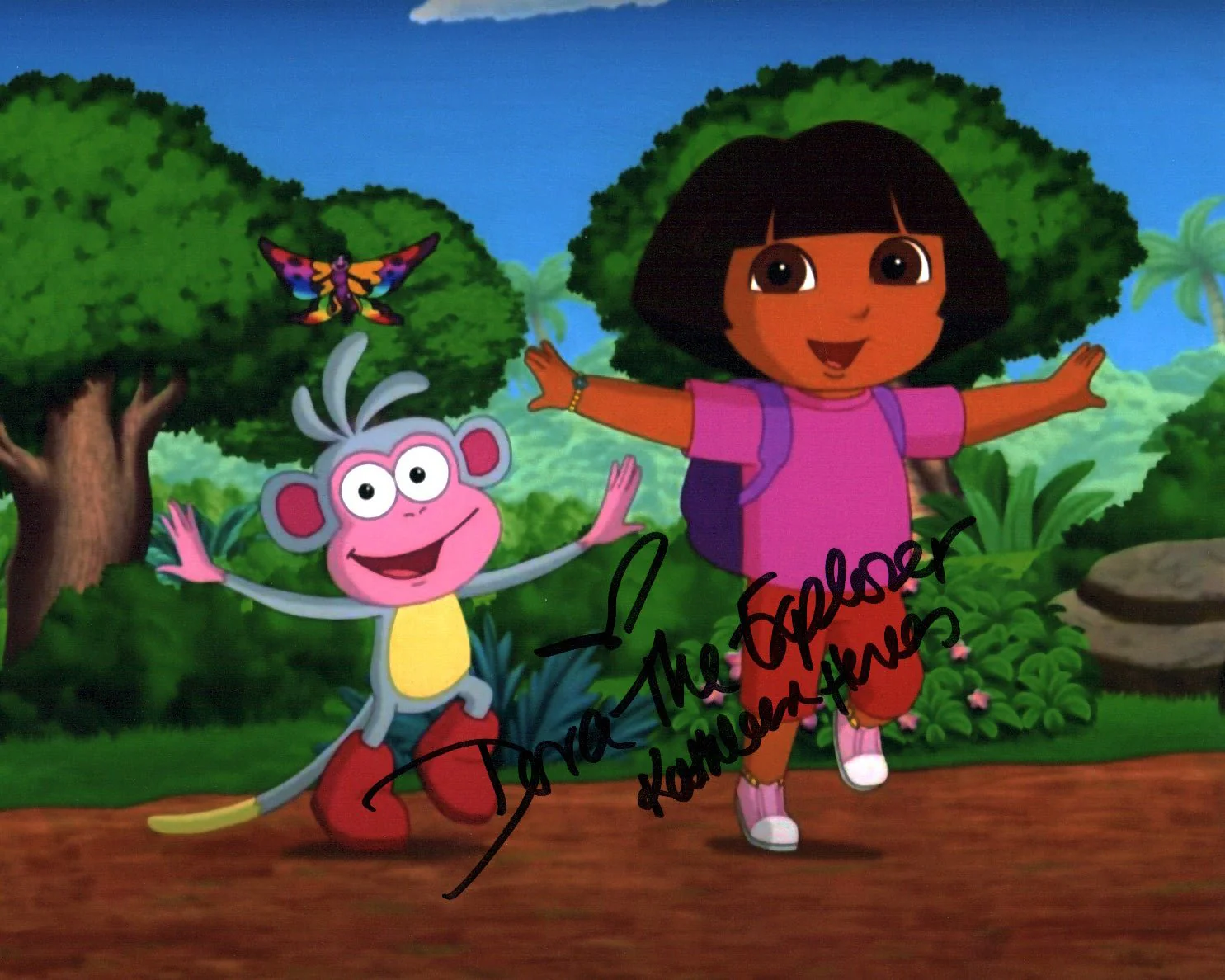 Kathleen Herles Dora The Explorer 8x10 Signed Photo JSA Certified Autograph - Image 2