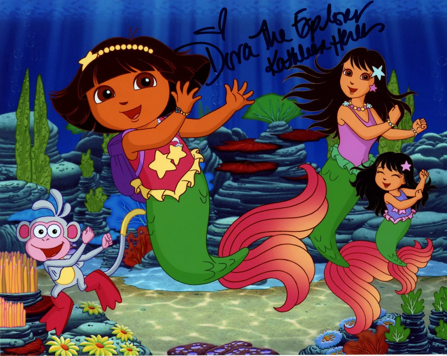 Kathleen Herles Dora The Explorer 8x10 Signed Photo JSA Certified Autograph - Image 2