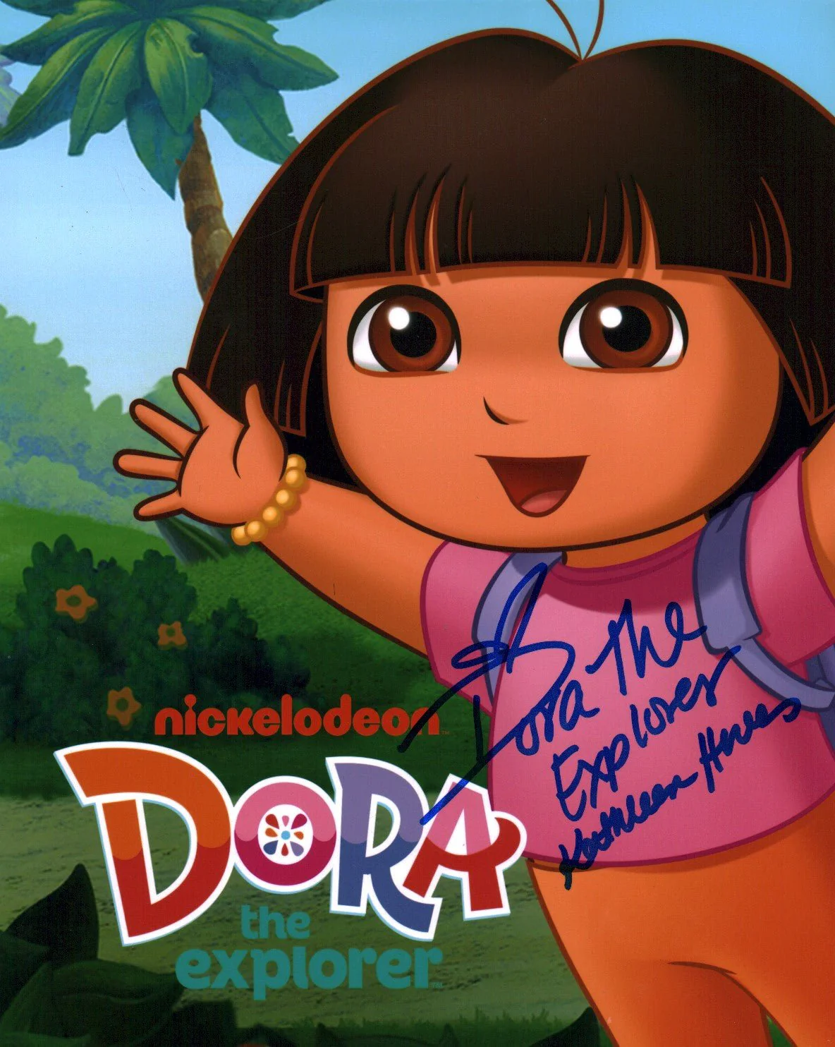Kathleen Herles Dora The Explorer 8x10 Signed Photo JSA Certified Autograph