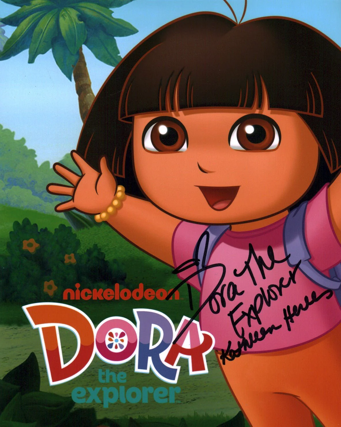 Kathleen Herles Dora The Explorer 8x10 Signed Photo JSA Certified Autograph - Image 2