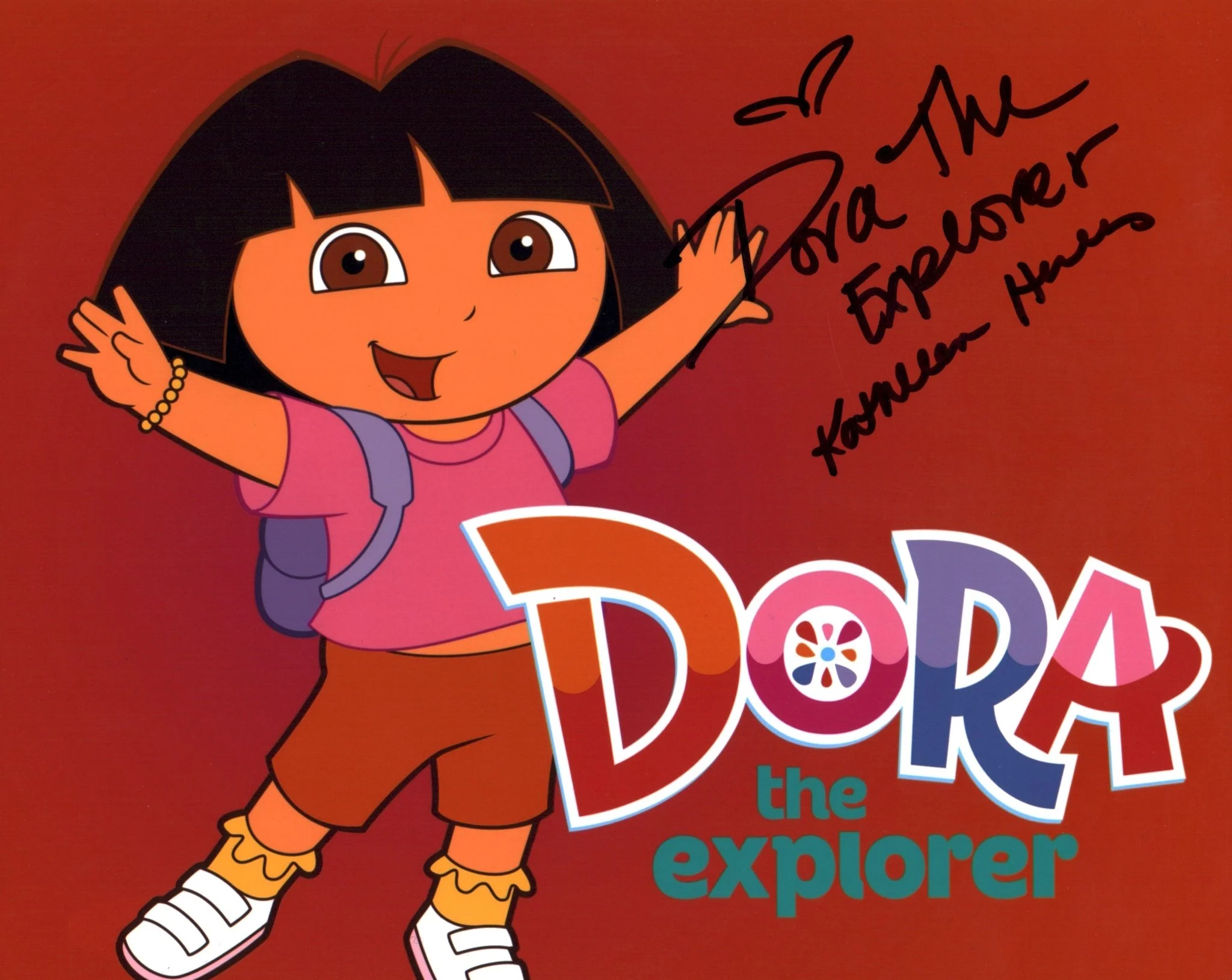 Kathleen Herles Dora The Explorer 8x10 Signed Photo JSA Certified Autograph - Image 2