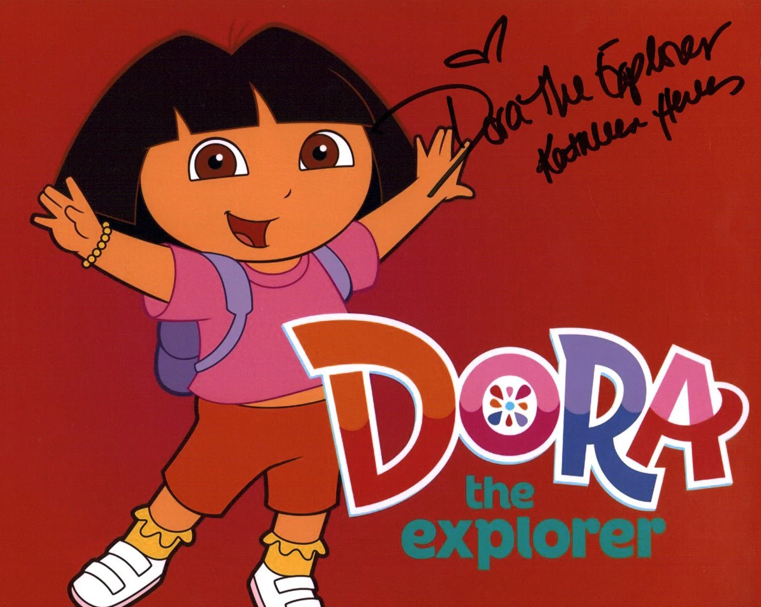 Kathleen Herles Dora The Explorer 8x10 Signed Photo JSA Certified Autograph - Image 3