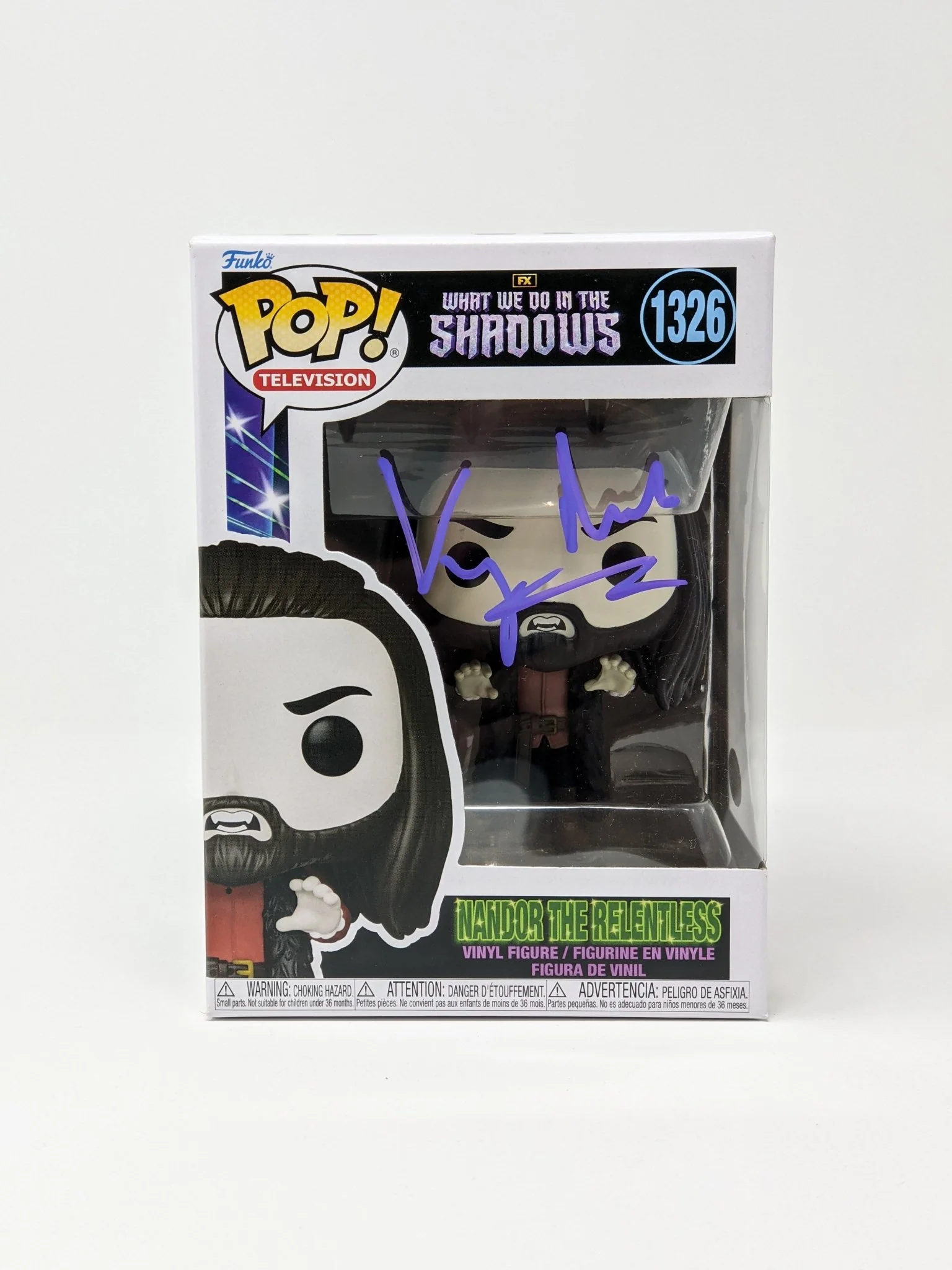 Kayvan Novak Nandor The Relentless #1326 Signed Funko Pop JSA Certified Autograph - Image 4