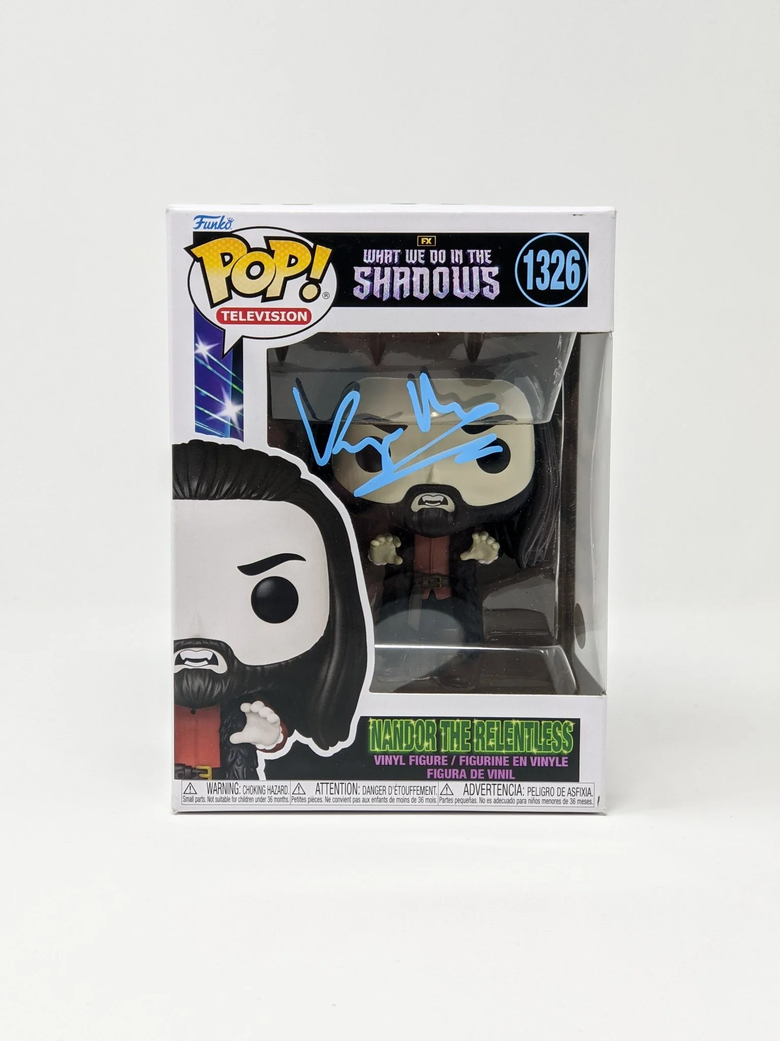 Kayvan Novak Nandor The Relentless #1326 Signed Funko Pop JSA Certified Autograph - Image 5