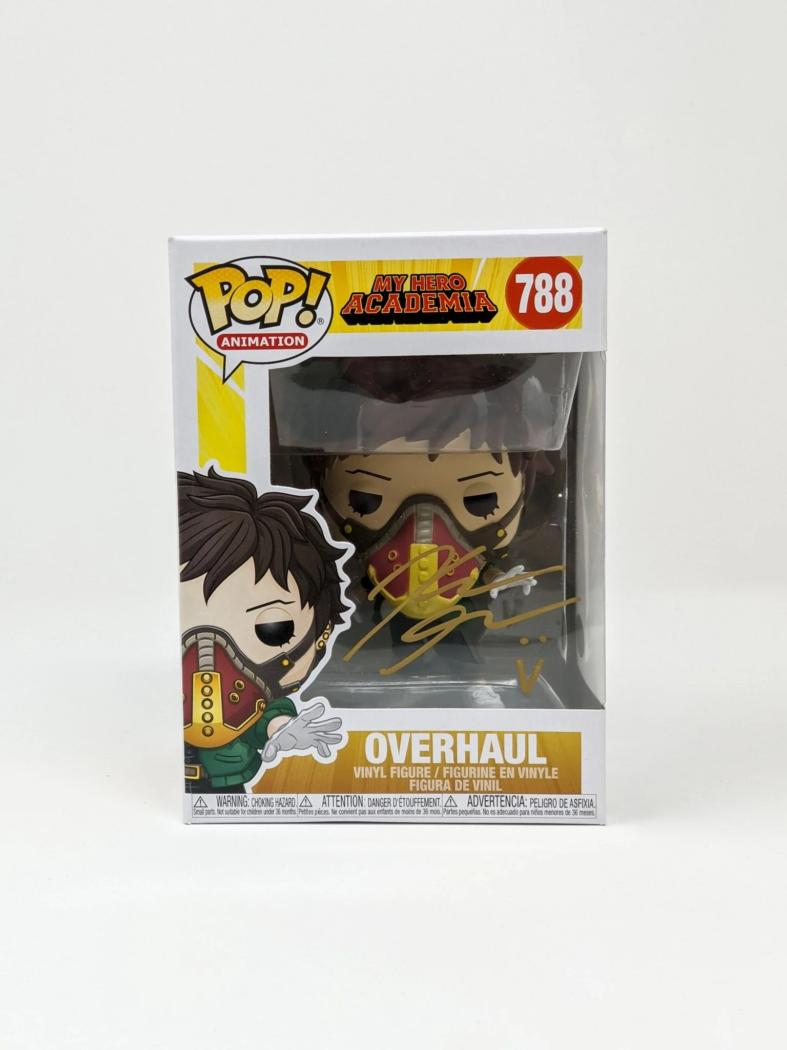Kellen Goff My Hero Academia Overhaul #788 Signed Funko Pop JSA Certified Autograph - Image 3
