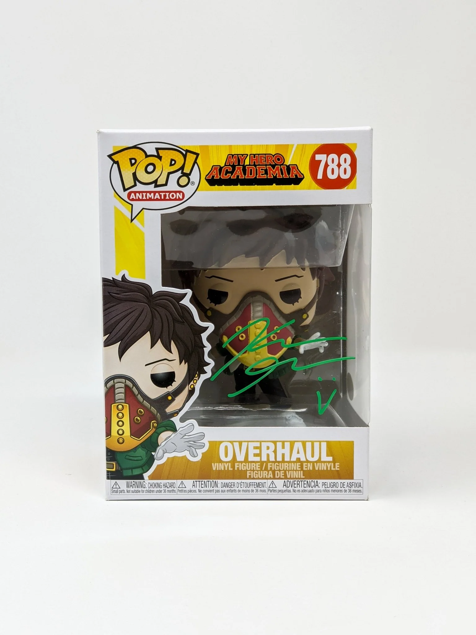 Kellen Goff My Hero Academia Overhaul #788 Signed Funko Pop JSA Certified Autograph - Image 6