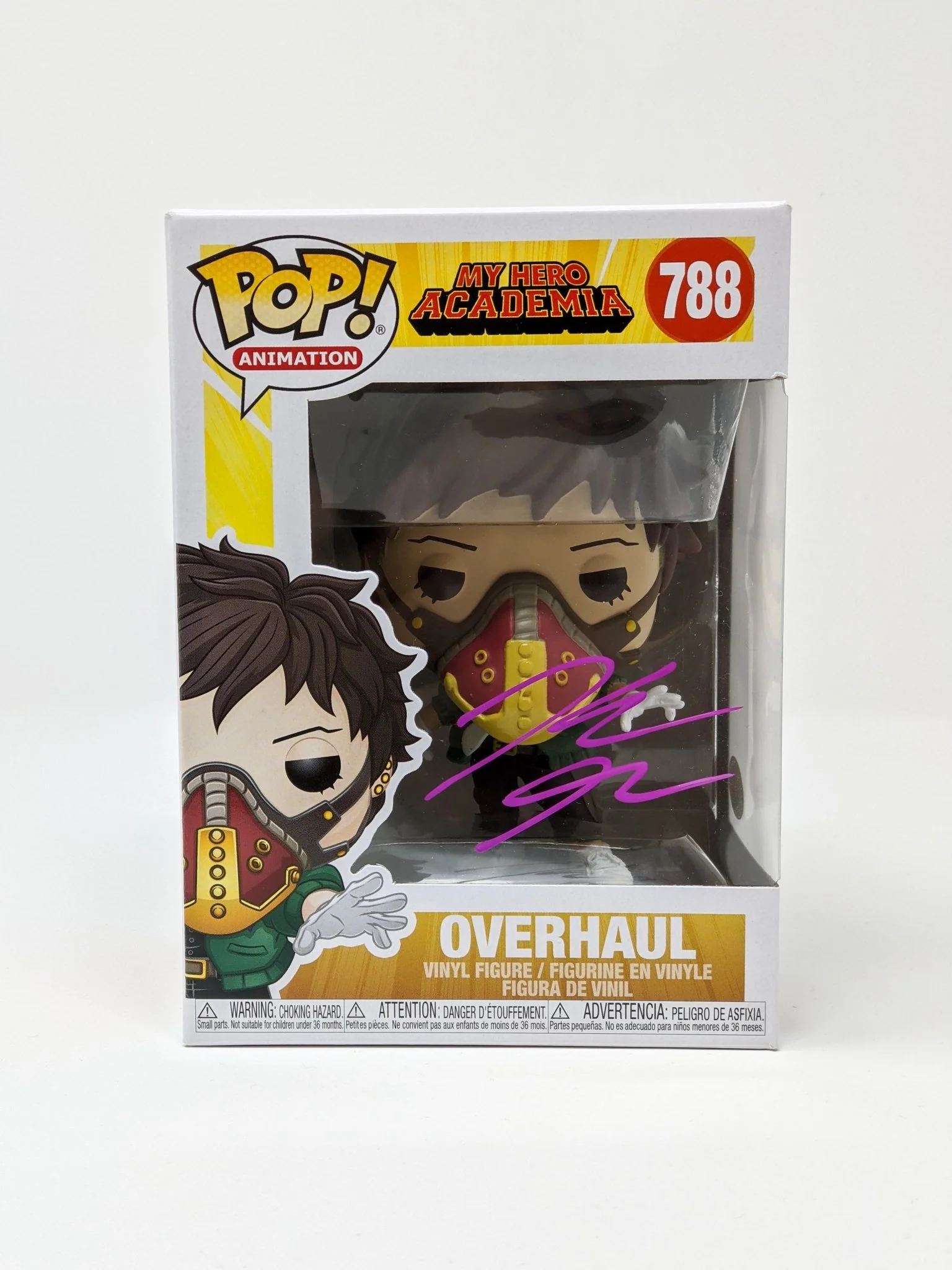 Kellen Goff My Hero Academia Overhaul #788 Signed Funko Pop JSA Certified Autograph - Image 7